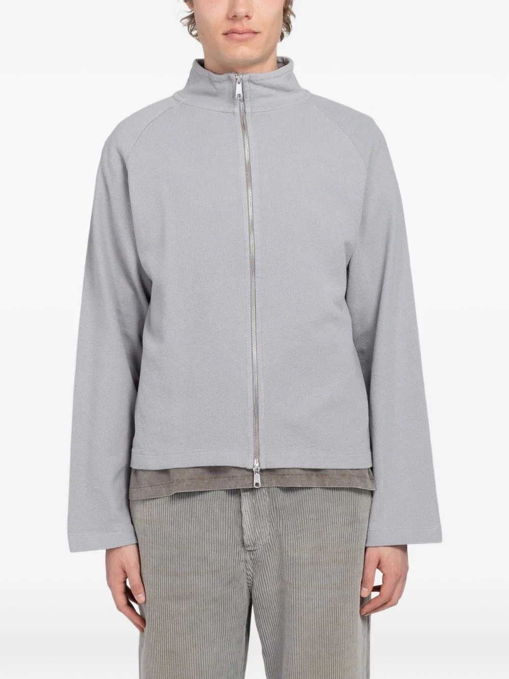 Leisure raglan-sleeve zip-up jacket - 1