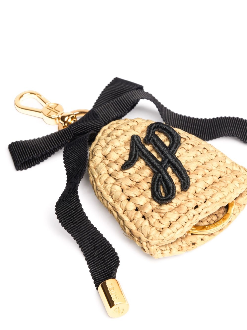 raffia keychain - 2