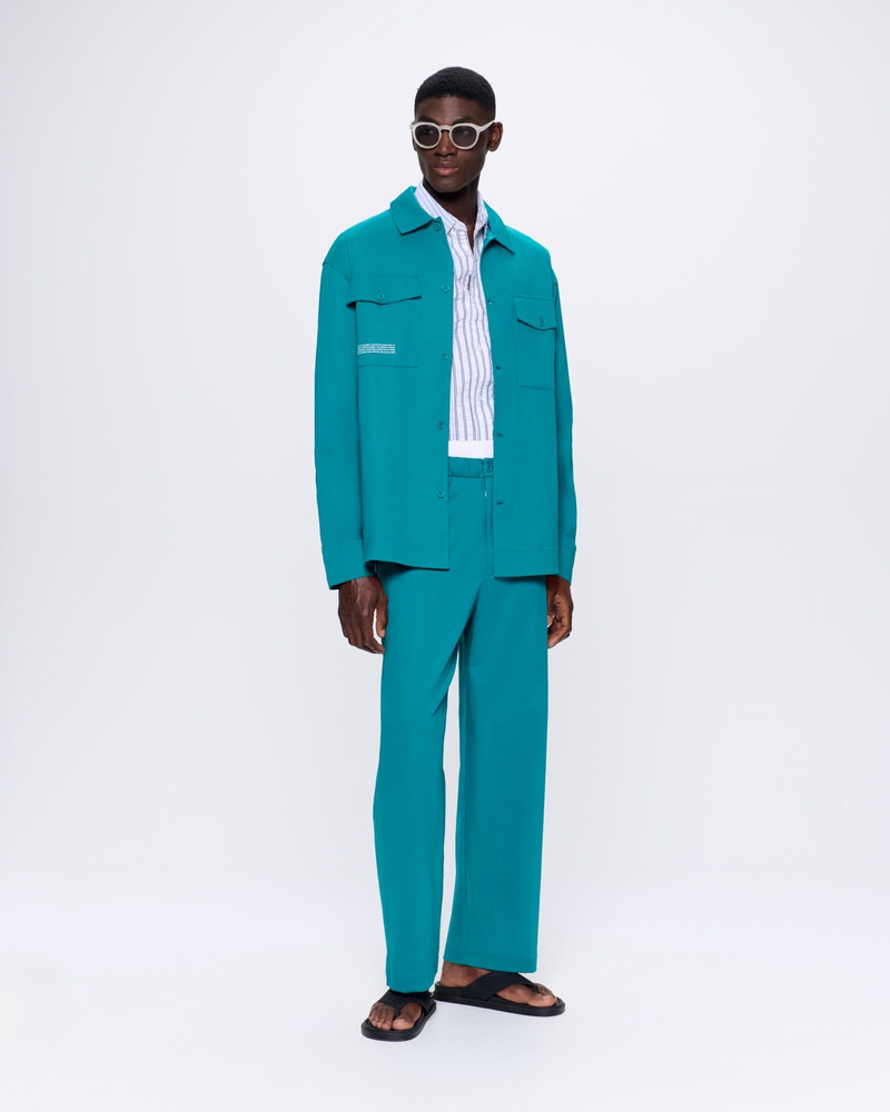 Mens Interlock Jacket - Malachite Green 1
