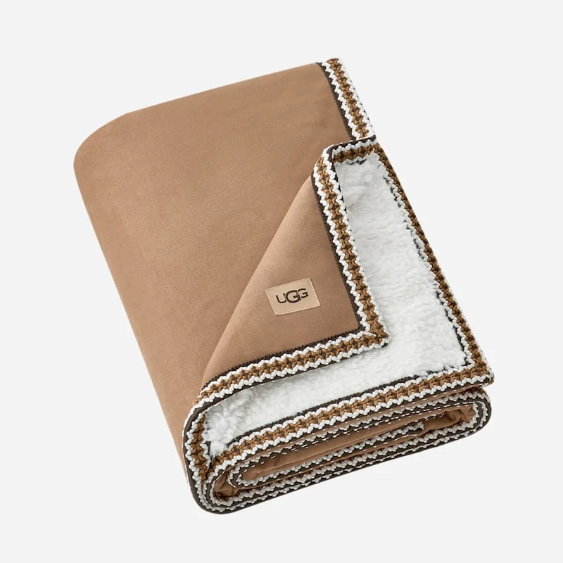 ® Kirkwood Throw 50" x 70" Polyester Blankets in Chestnut - 1