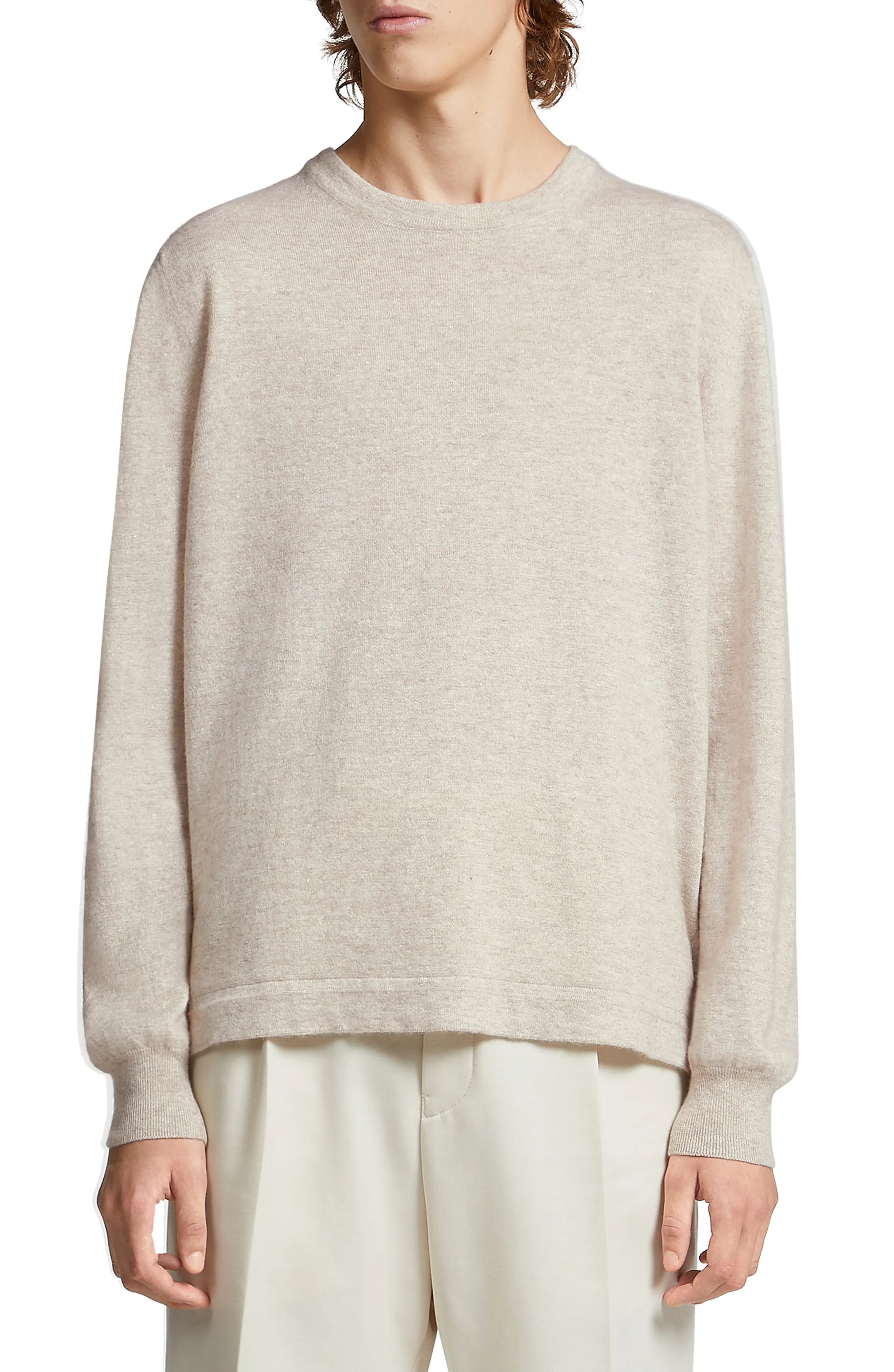 Oasi Cashmere & Linen Crewneck Sweater - 1