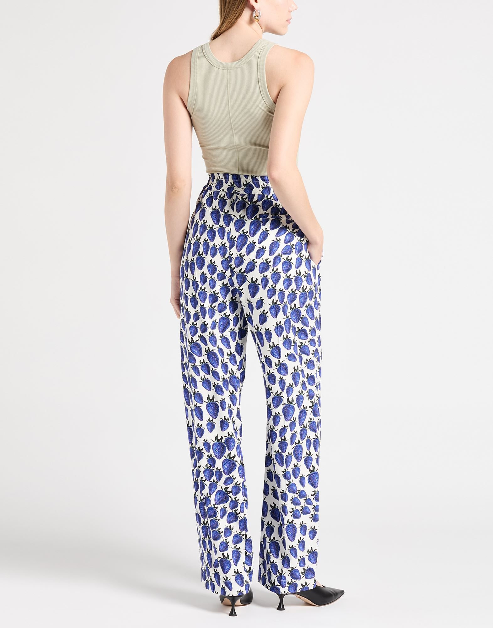 Blue Women's Casual Pants - 4