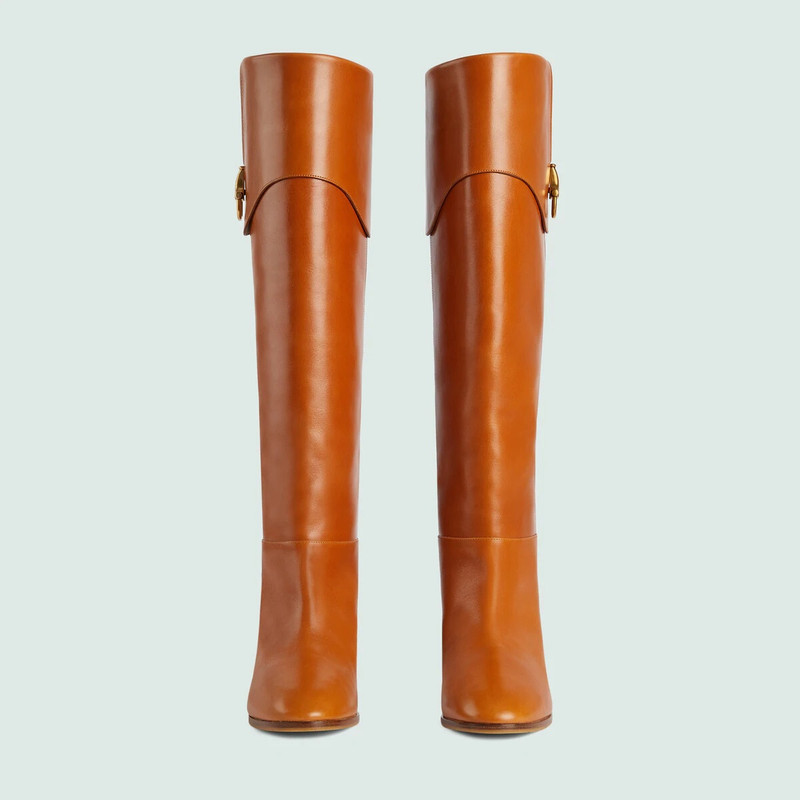 GUCCI Women's boot with half Horsebit outlook