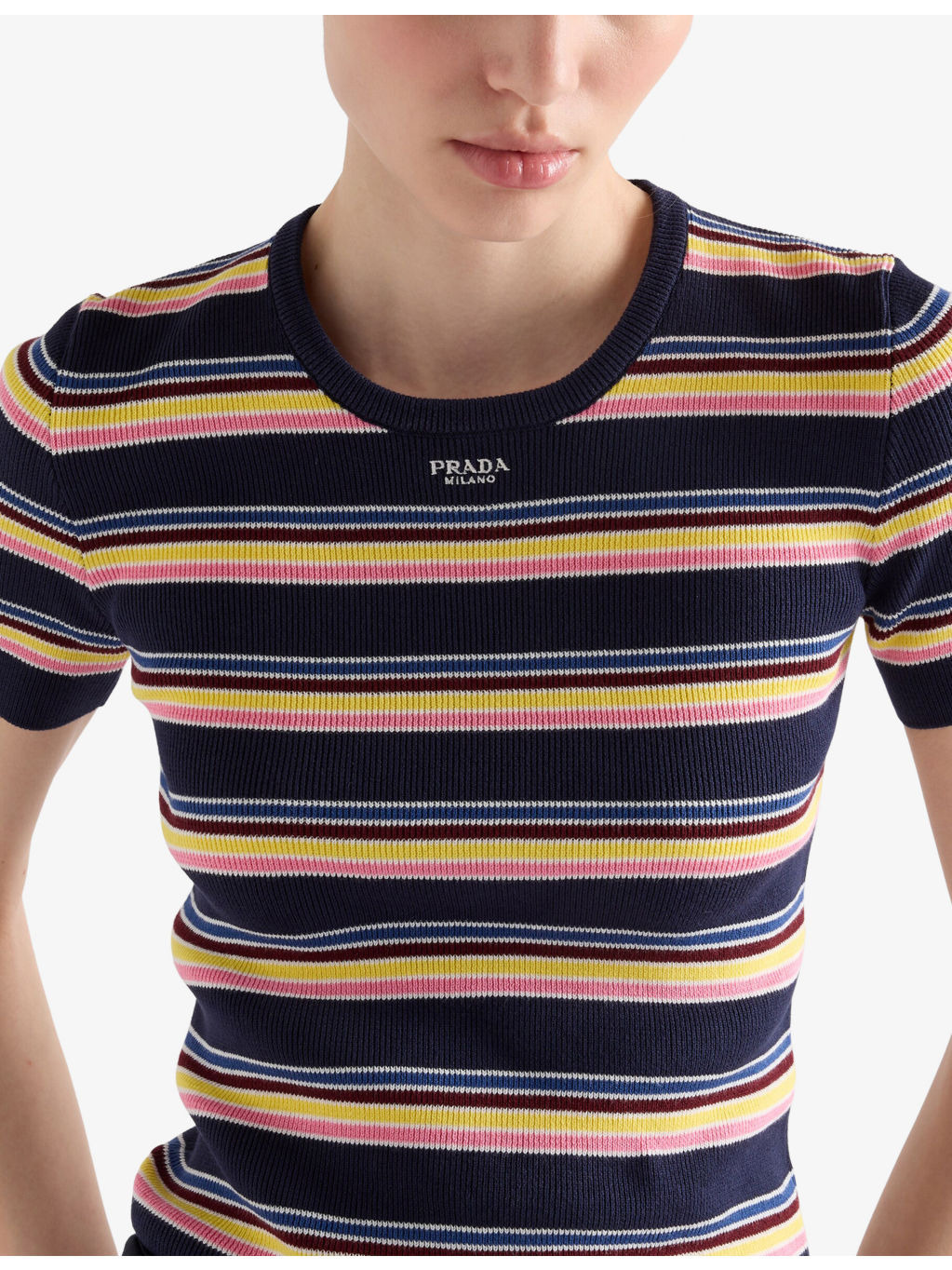 Striped Knitted Cotton Jumper - 3
