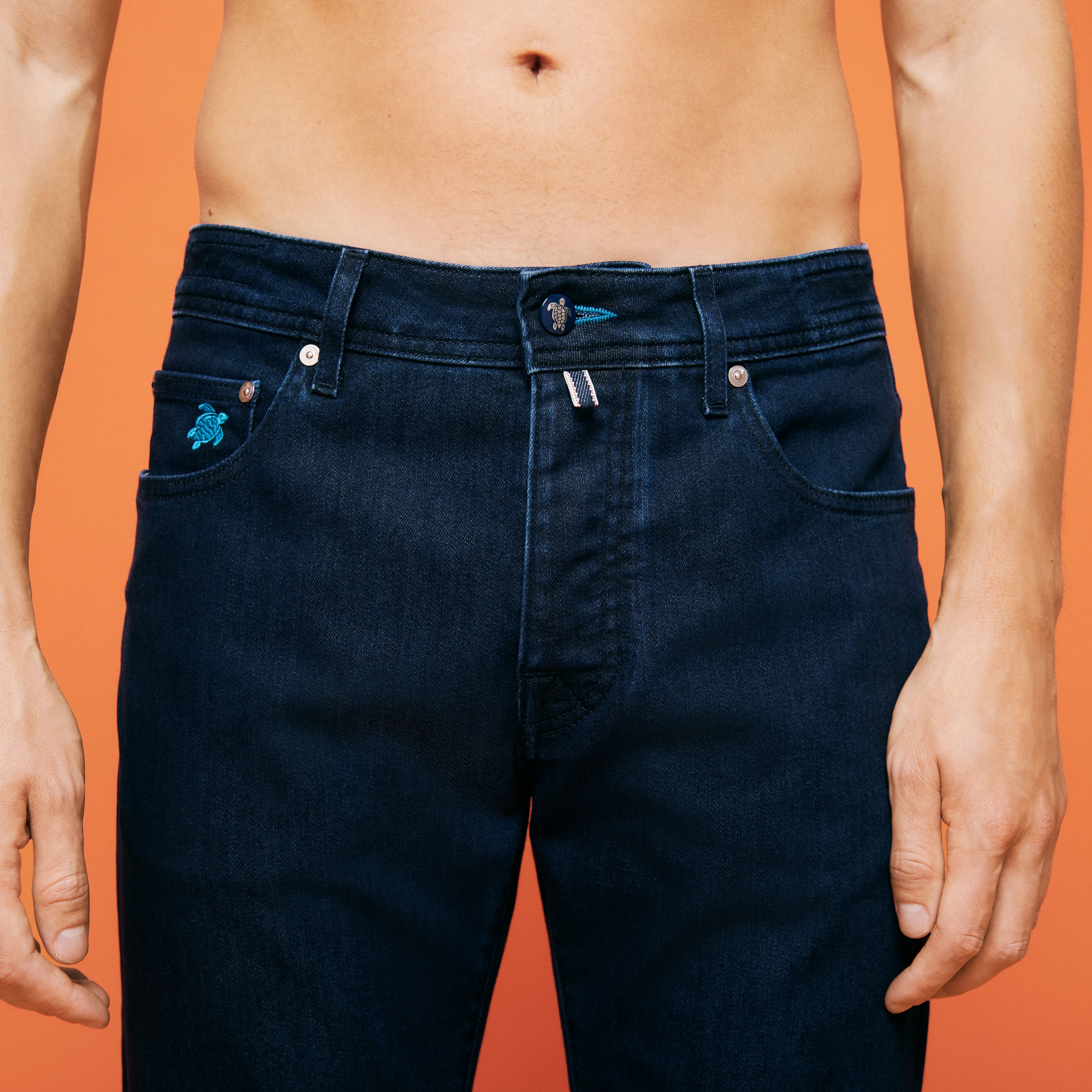 Men 5-Pockets Jeans Requins 3D - 7