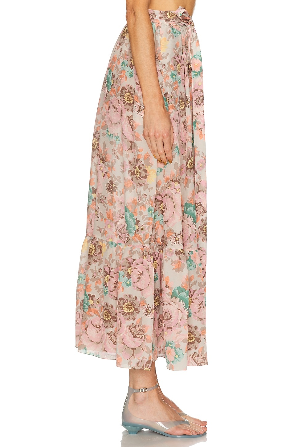 Silk Maxi Skirt - 3
