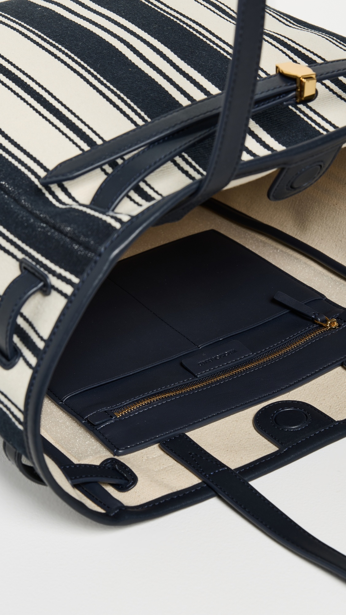 Stripe Canvas Tote - 5