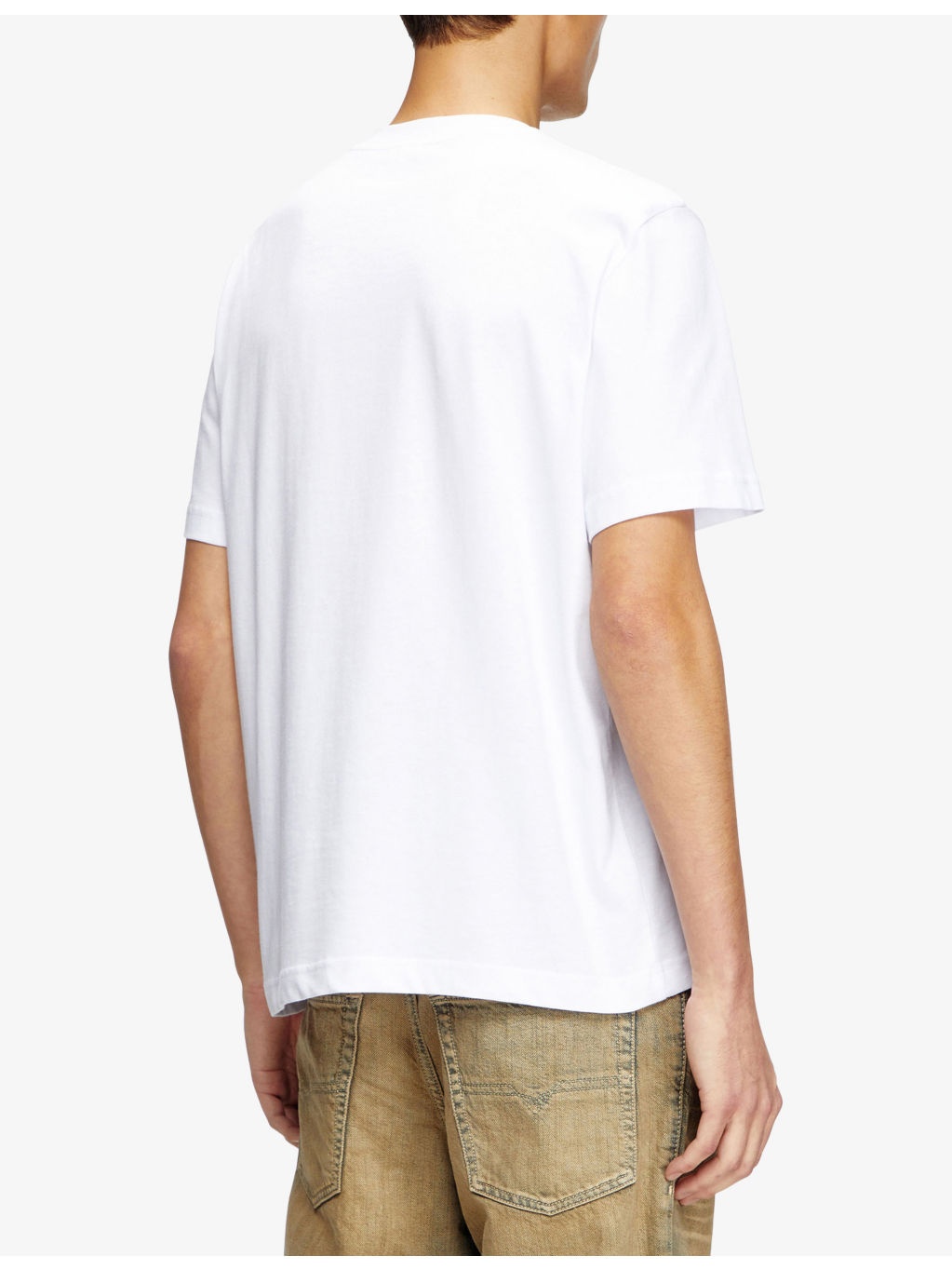 T-Adjust-Bigoval Brand-Embossed Cotton-Jersey T-Shirt - 4
