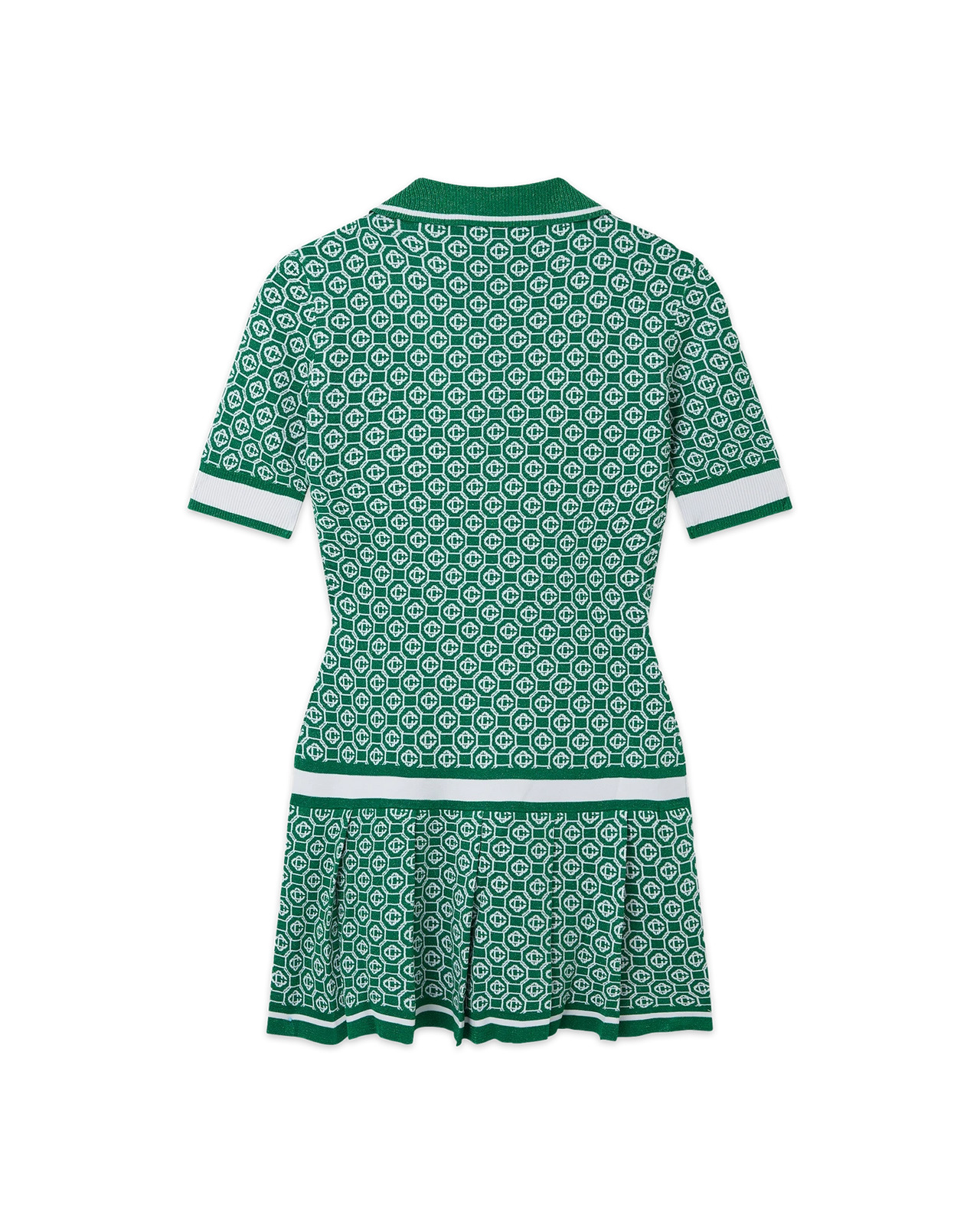 Jacquard Pleated Dress - 2