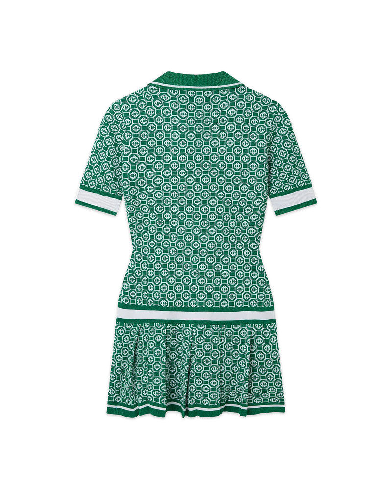 CASABLANCA Jacquard Pleated Dress outlook