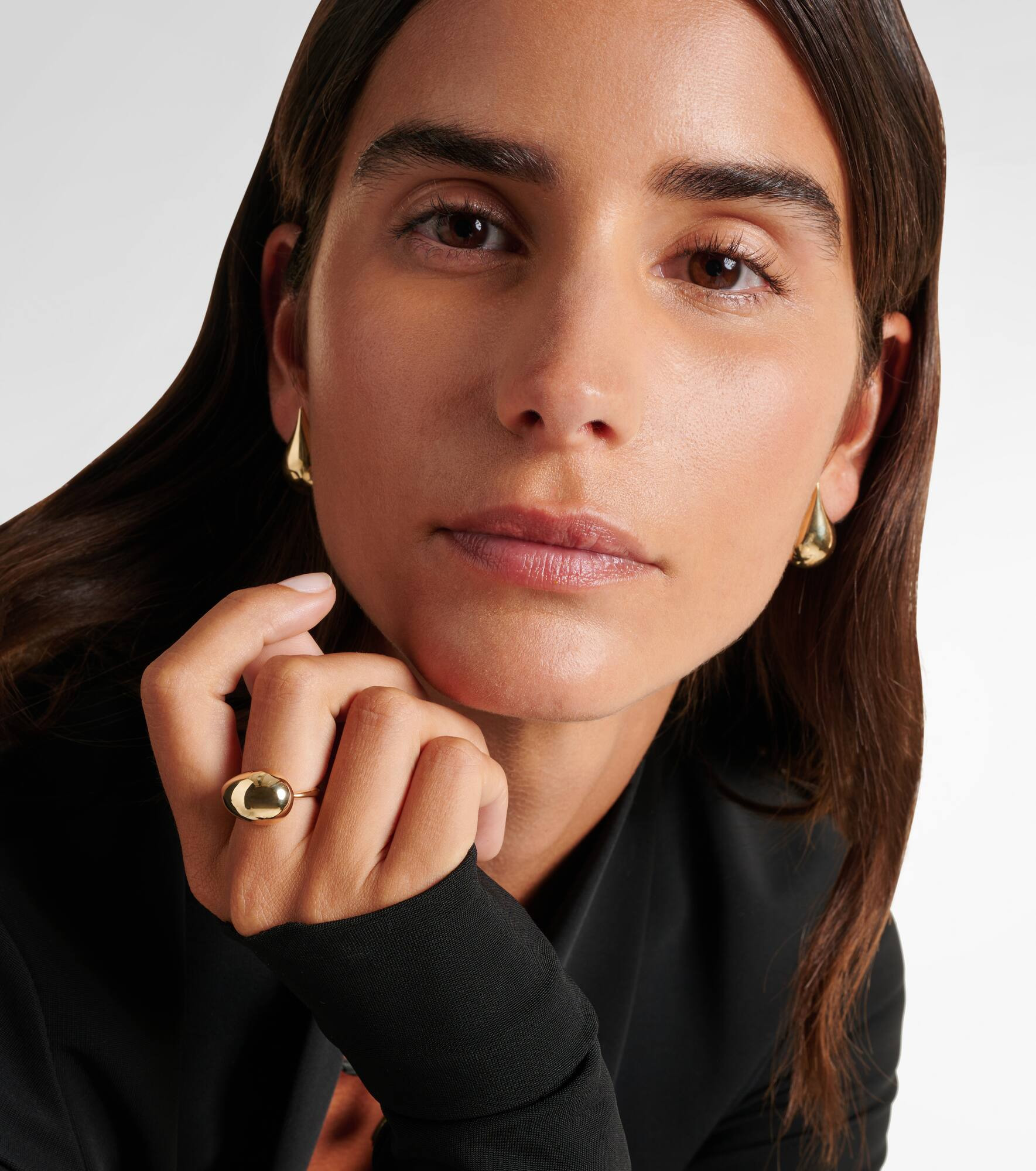 Water Droplet 14kt gold ring - 3