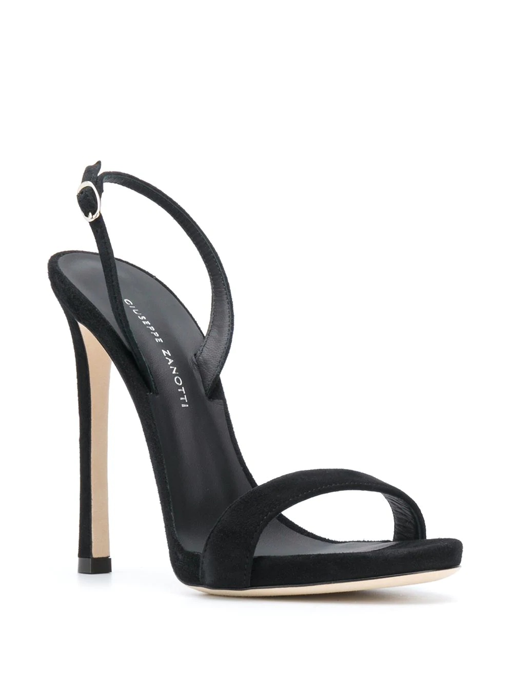 open-toe strappy heeled sandals - 2