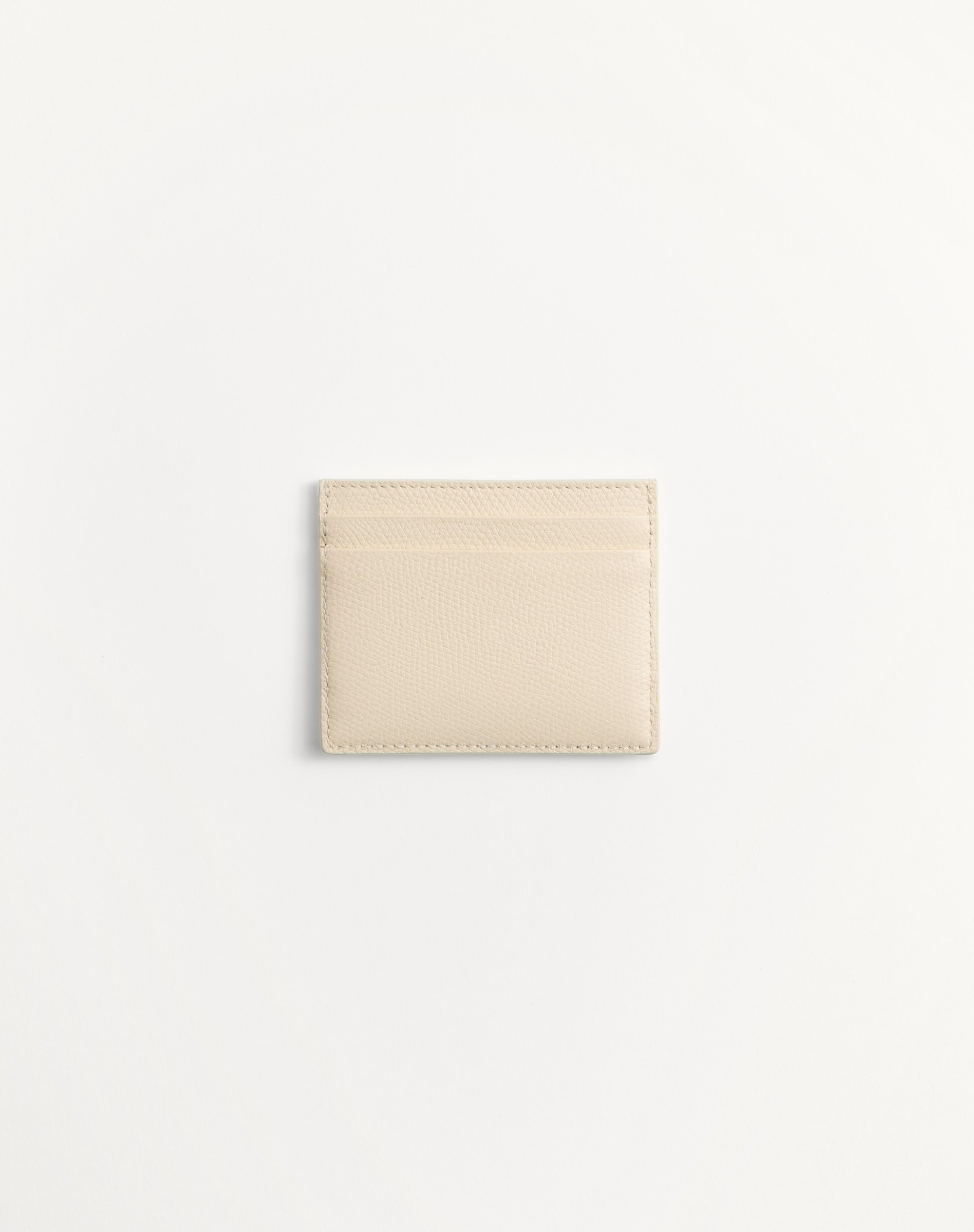 VLOGO SIGNATURE GRAINY CALFSKIN CARD HOLDER - 3