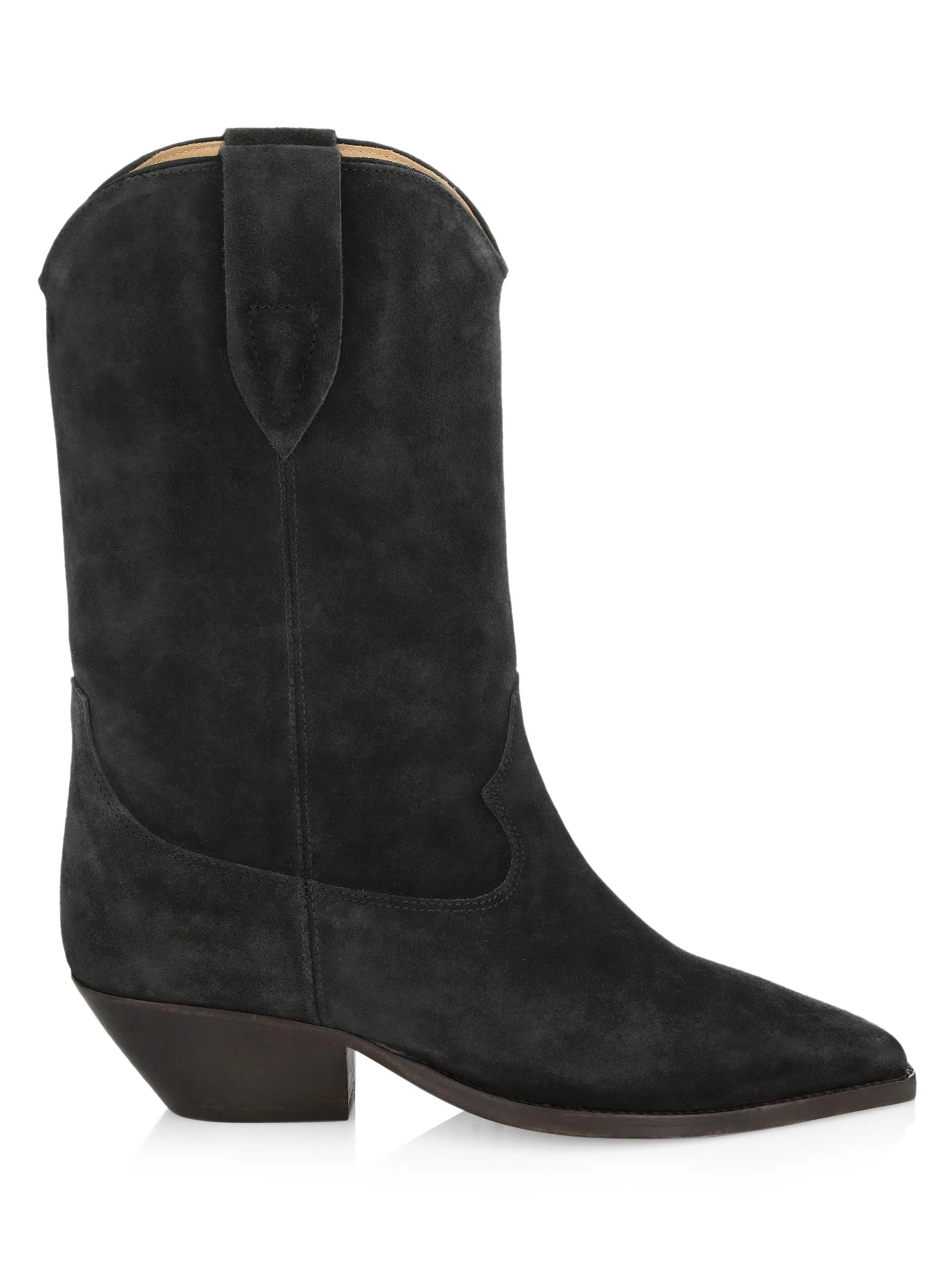 Women's Duerto 40MM Suede Western Boots - Faded Black - 1
