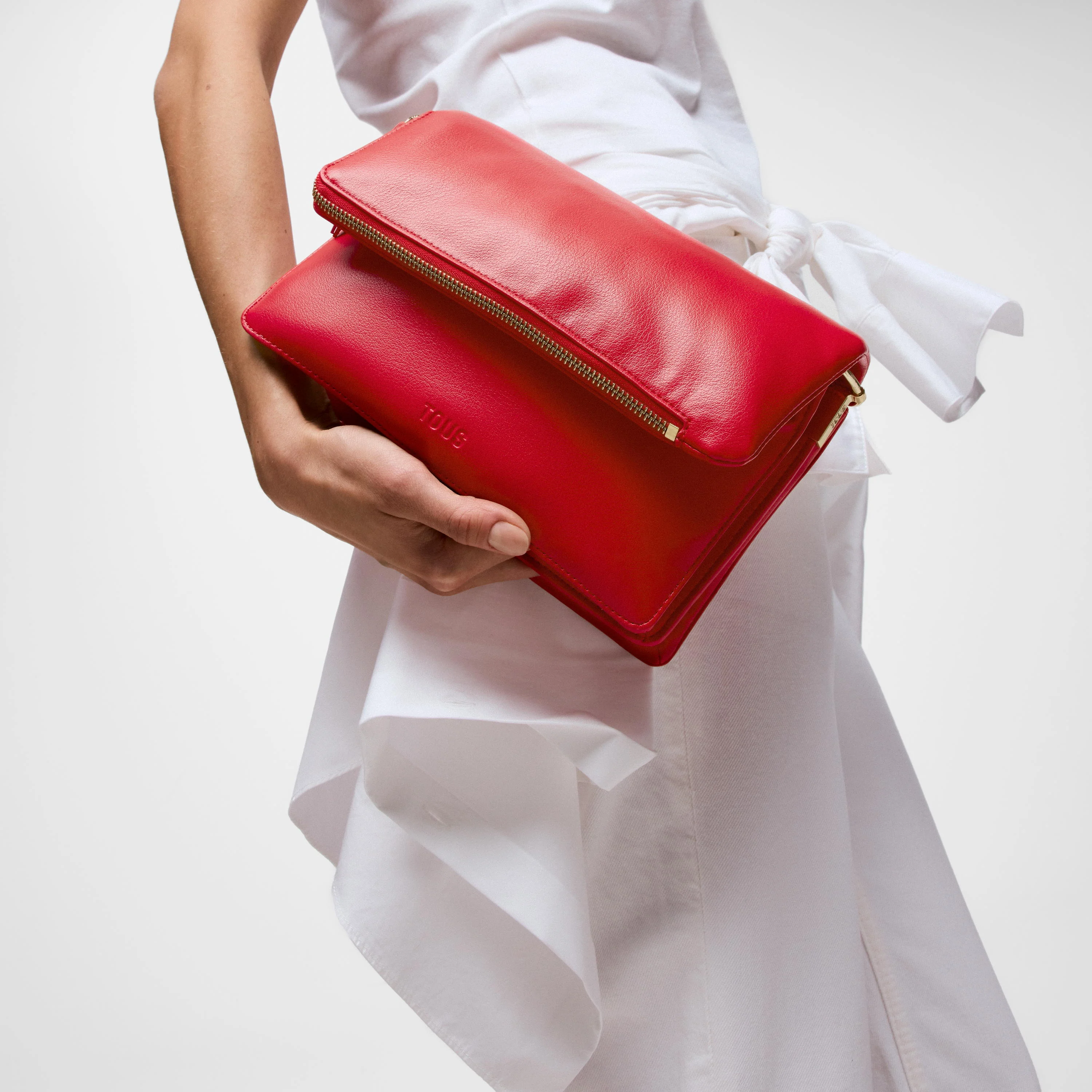 Medium red Crossbody bag TOUS Audree Soft - 1