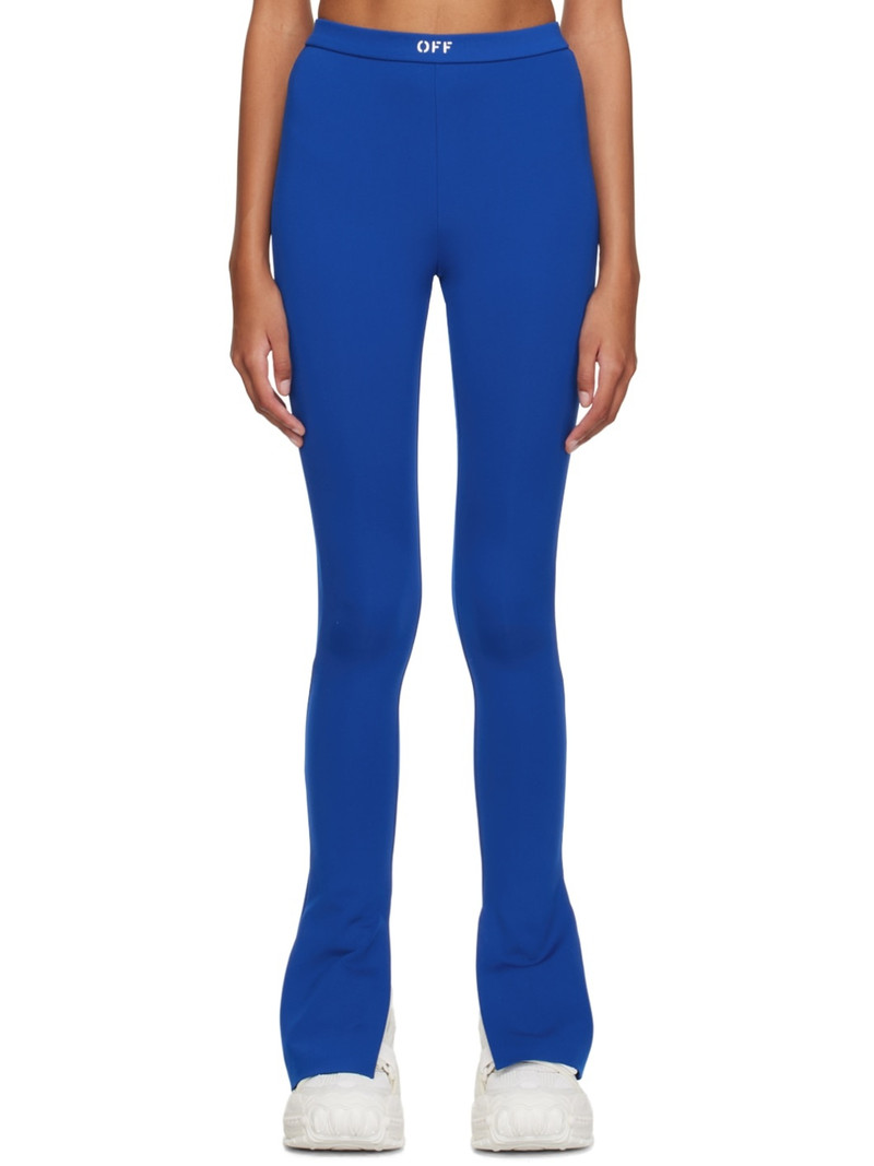Blue Vented Leggings - 1
