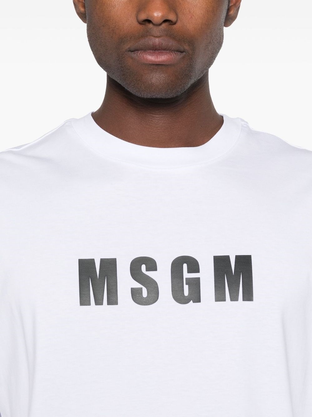 Cotton T-shirt with logo - 3