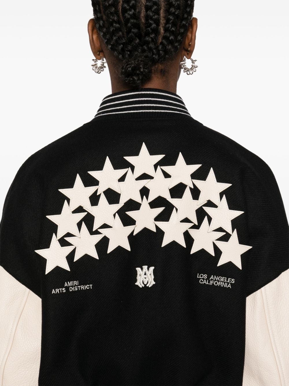 Stars colour-block bomber jacket - 5