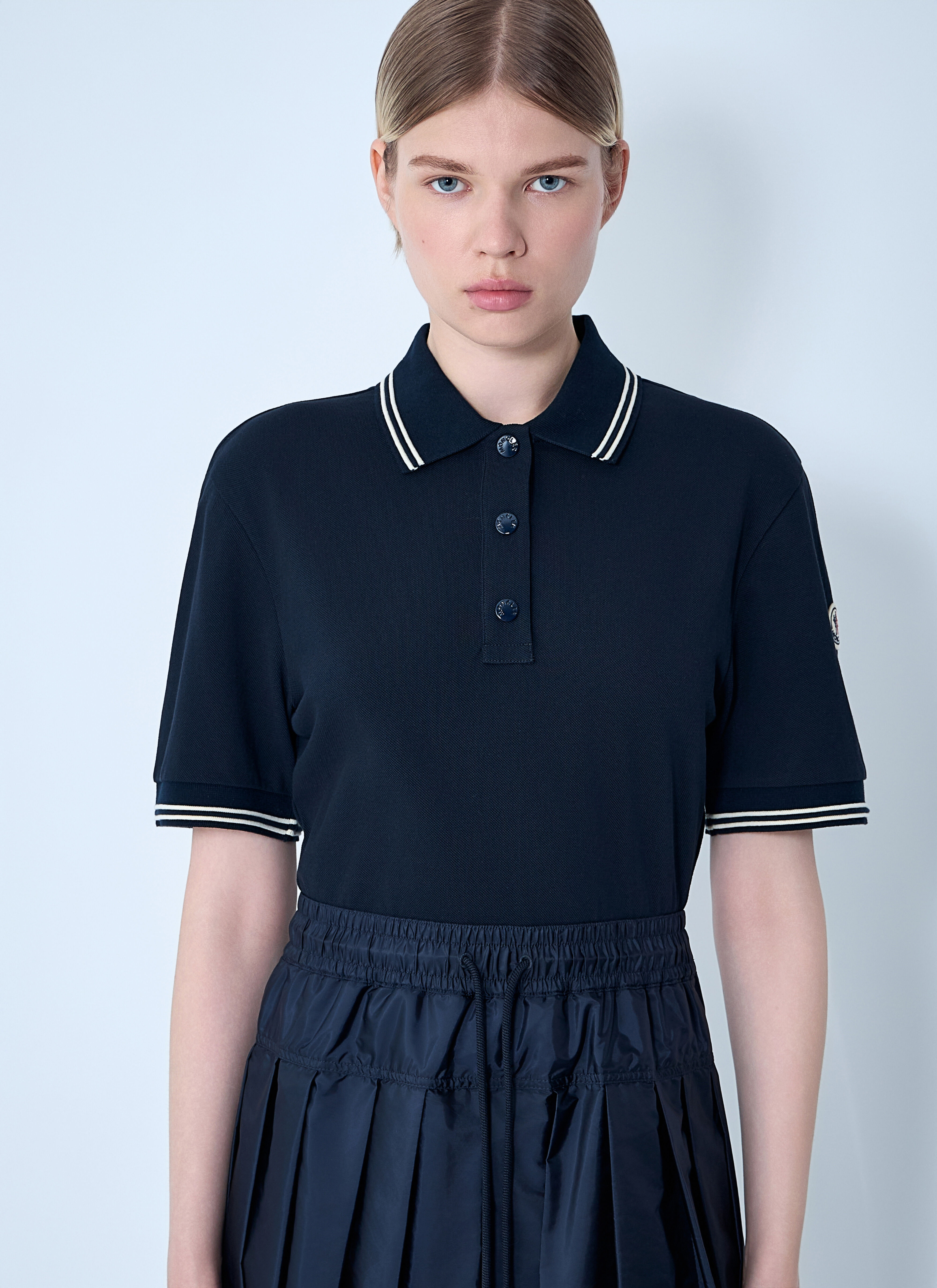 Moncler Piquet Polo Shirt Dress | lncc | REVERSIBLE
