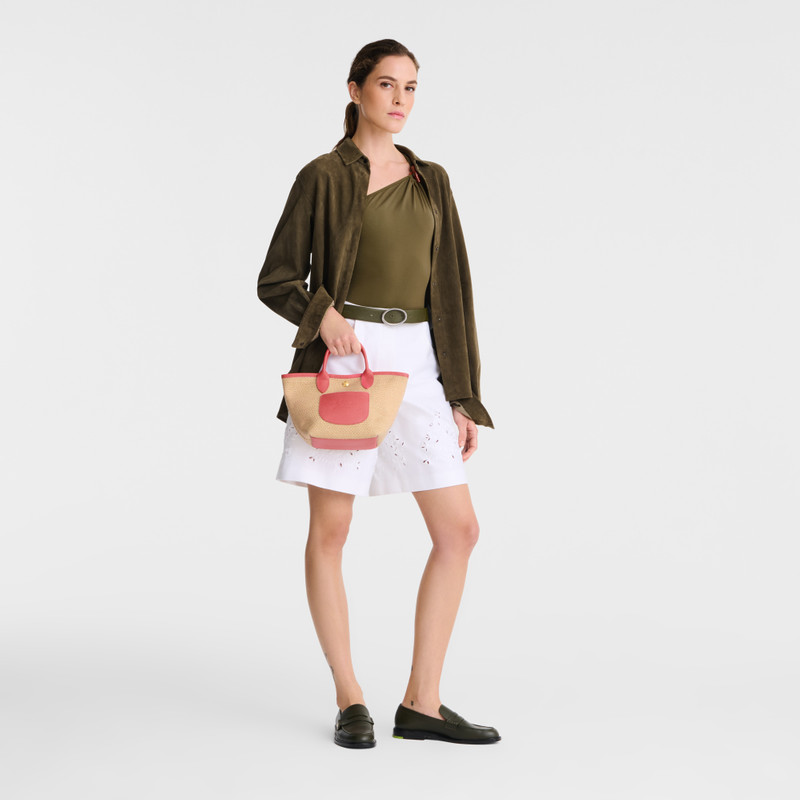 Longchamp Le Pliage Collection XS Basket bag Blush - Canvas outlook