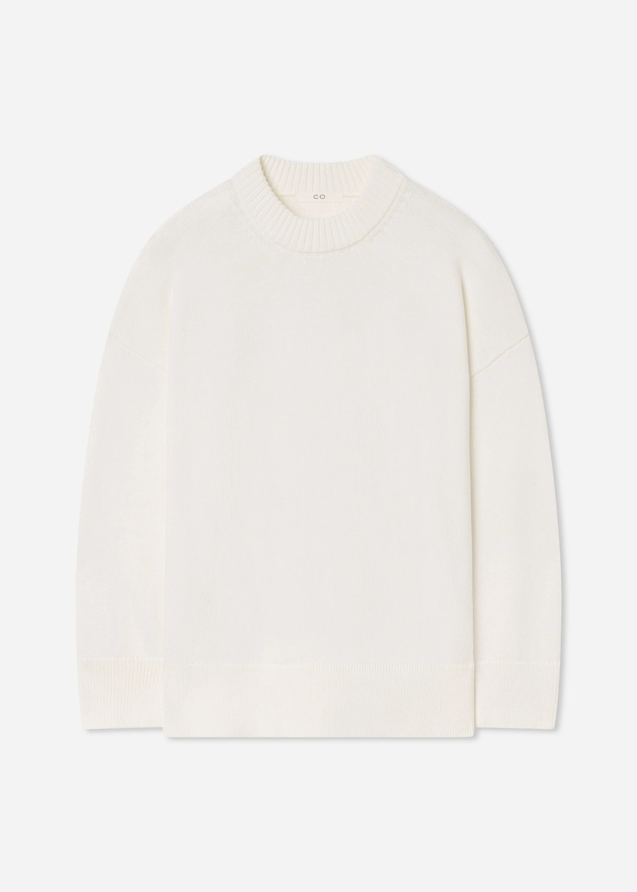 Boyfriend Crew Sweater in Cotton - 1