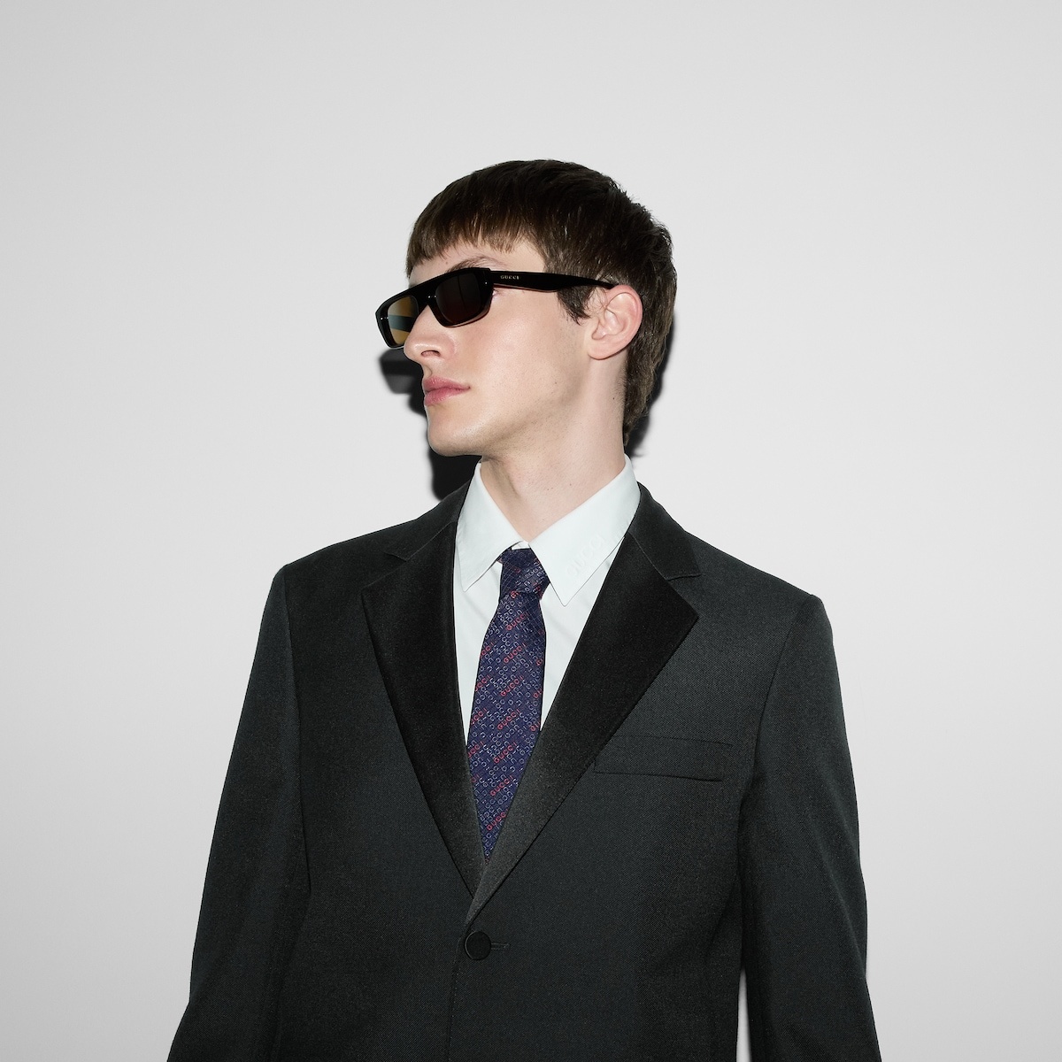 Gucci silk jacquard tie - 3