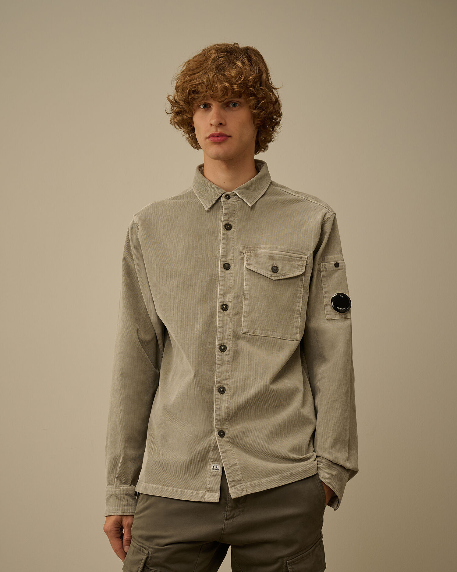 Corduroy Lens Longsleeve Button Shirt - 3