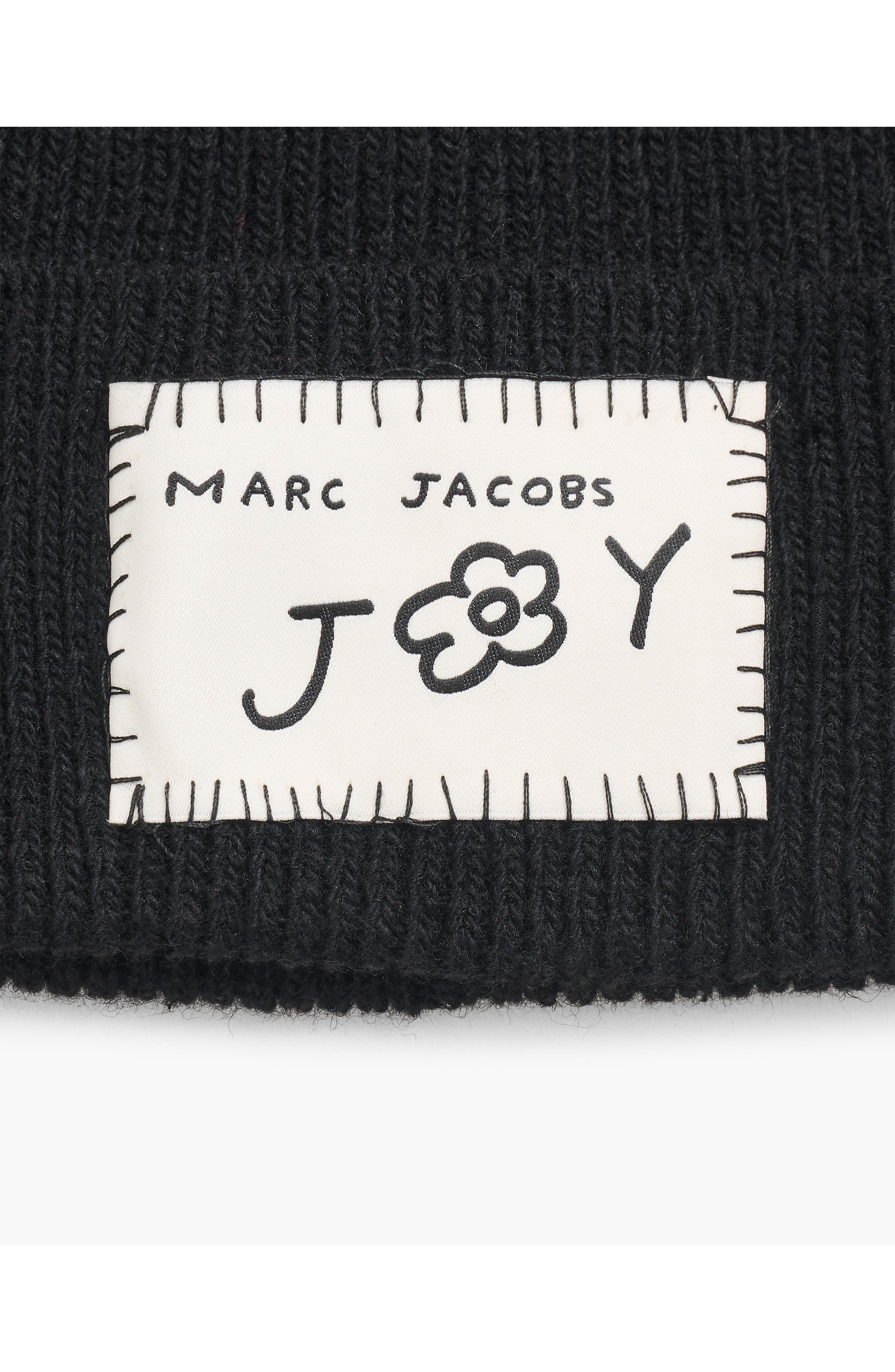 Marc Jacobs Joy Wool Blend Beanie in Black Multi at Nordstrom - 5