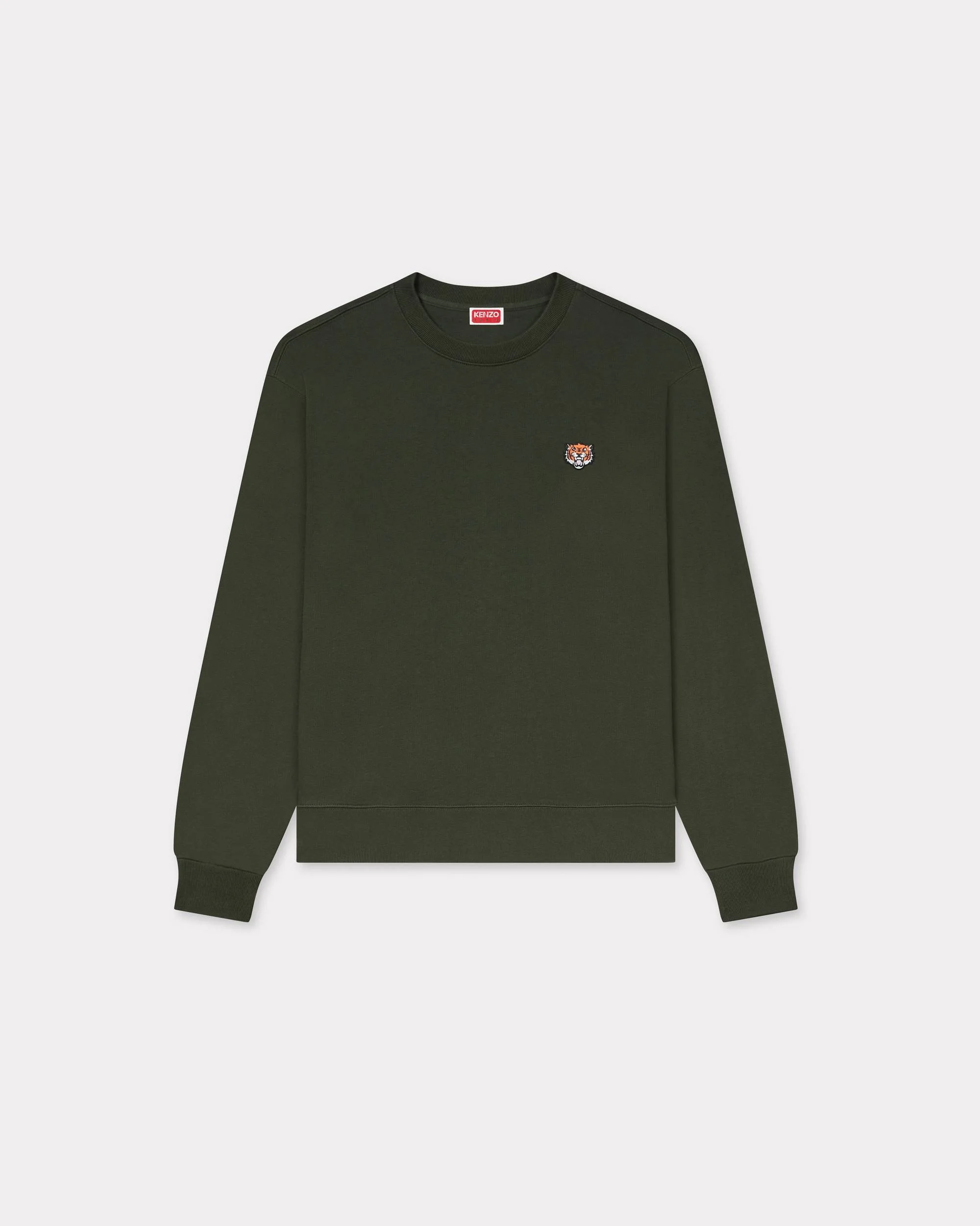 'KENZO Happy Tiger' embroidered sweatshirt in cotton - 1