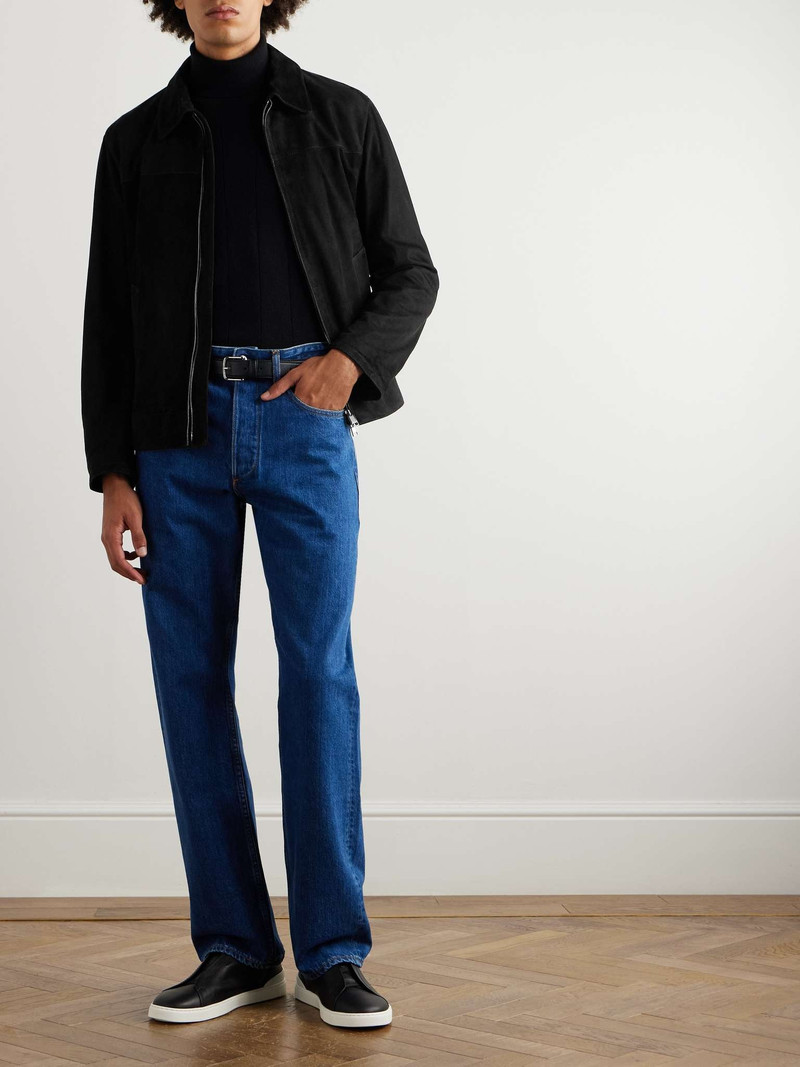 Brioni Slim-Fit Logo-Appliquéd Ribbed Cashmere Rollneck Sweater outlook