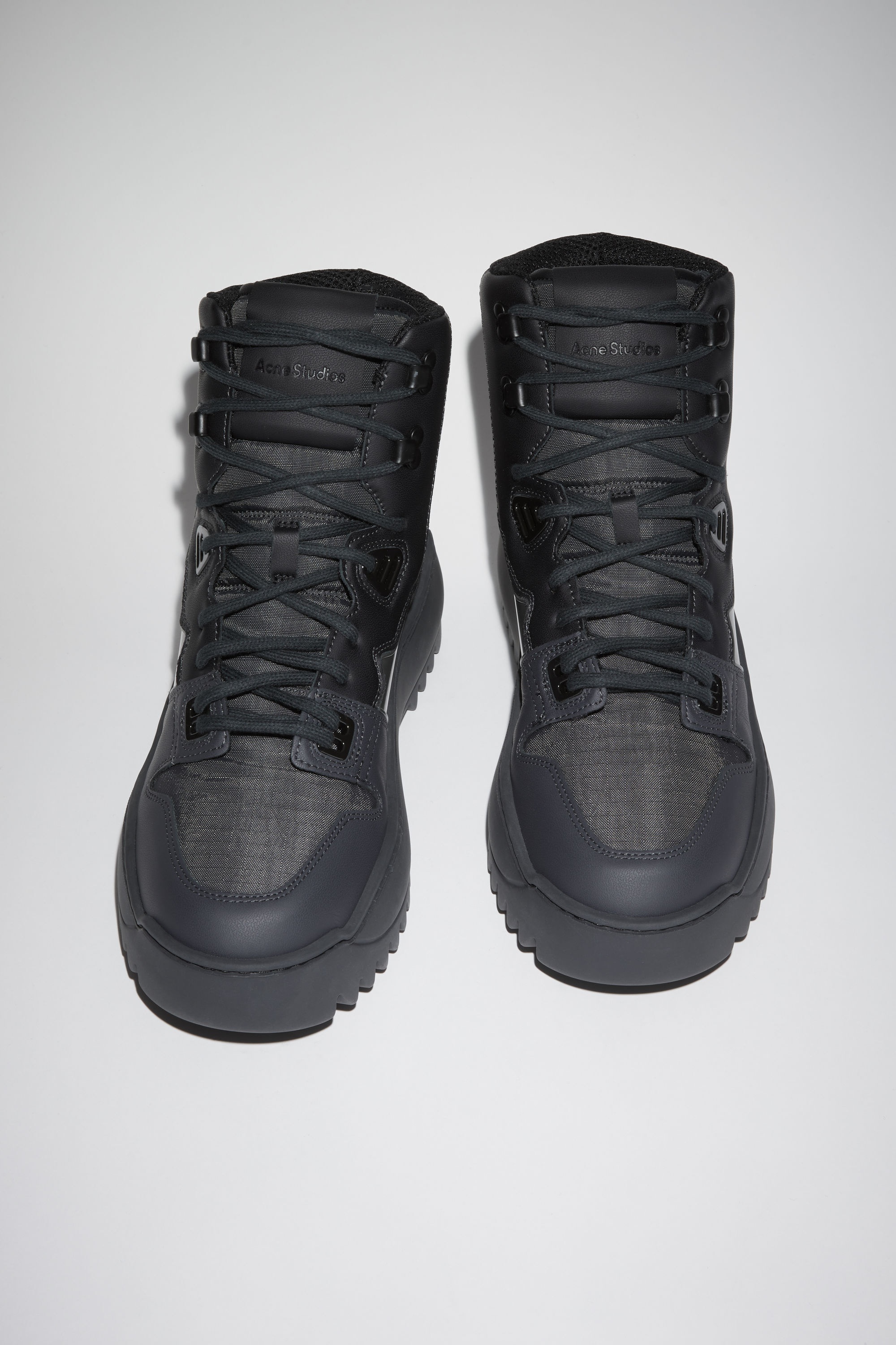 High top leather sneakers - Multi anthracite - 3
