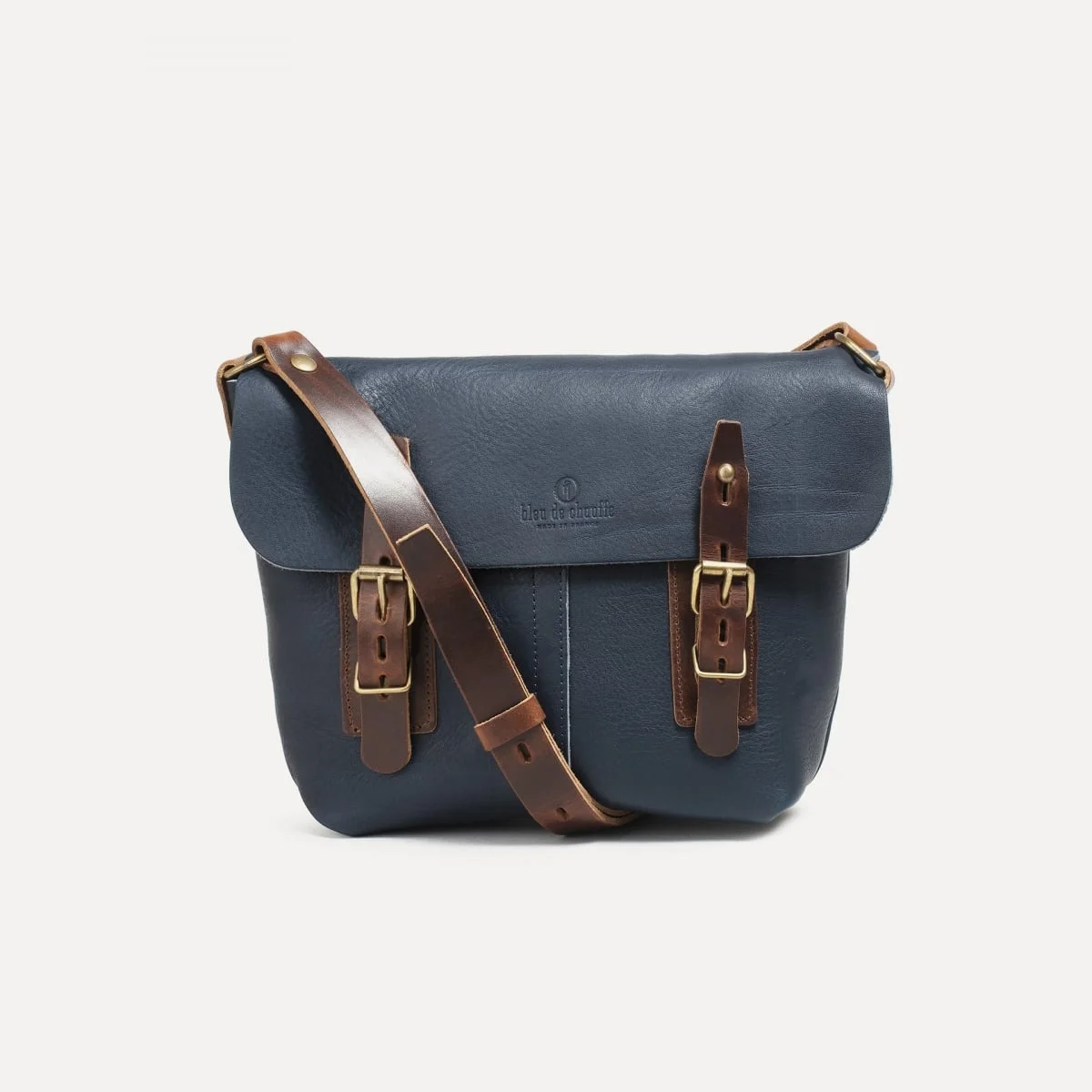 LOUIS SATCHEL BAG - NAVY BLUE - 1
