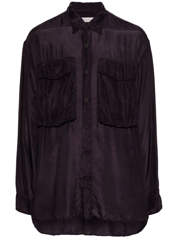 DRIES VAN NOTEN Men Large Pocket Shirt - 5