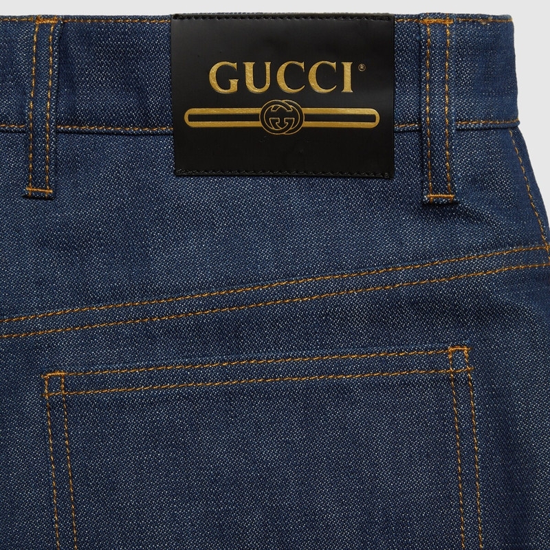 Reversible denim shorts 3