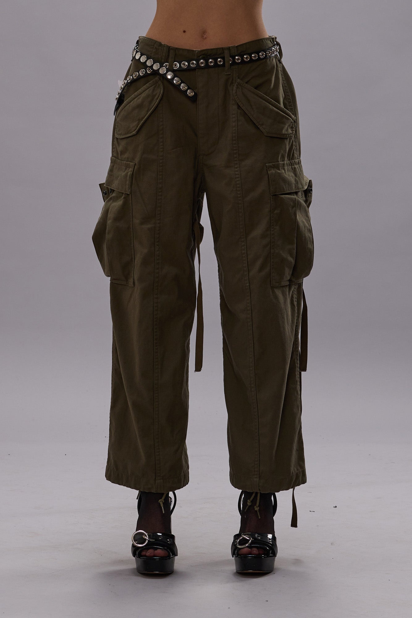 CROPPED CARGO - VINTAGE OLIVE DRAB - R13 - 4