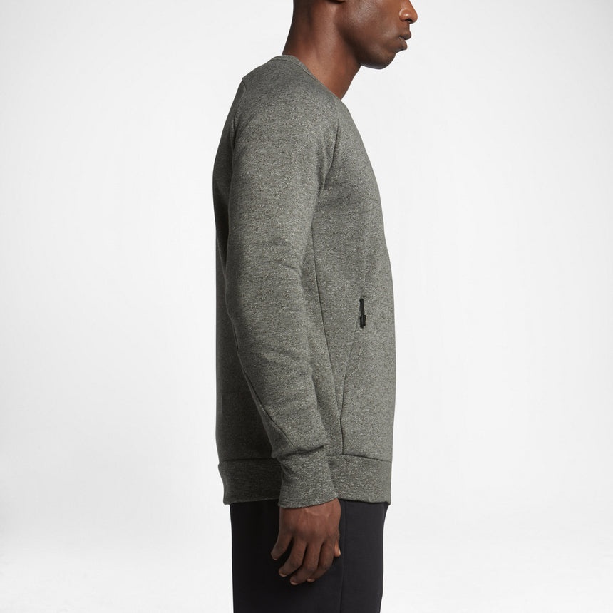 Air Jordan Icon Fleece Men's Sweatshirt 'Grey' 802185-355 - 5