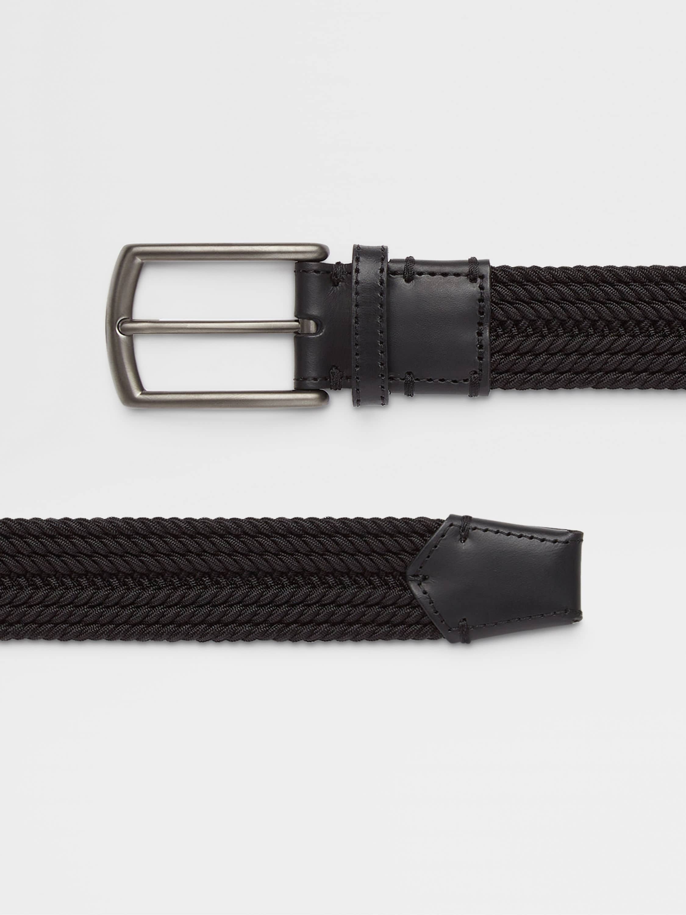 BLACK RAYON BELT - 2