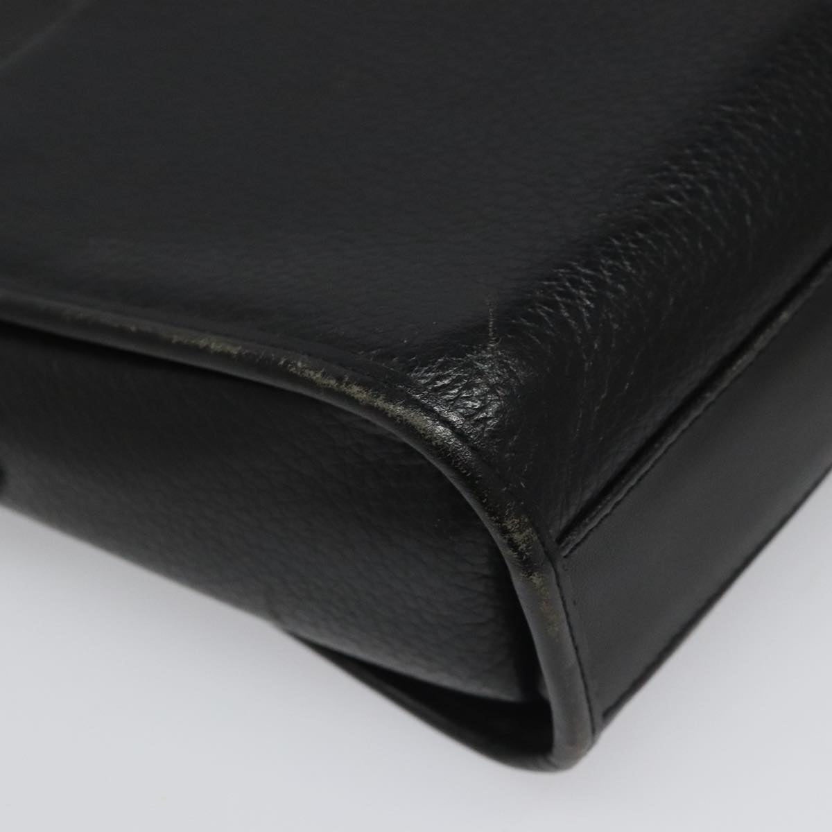 Burberry Shoulder Bag Leather Black - 16