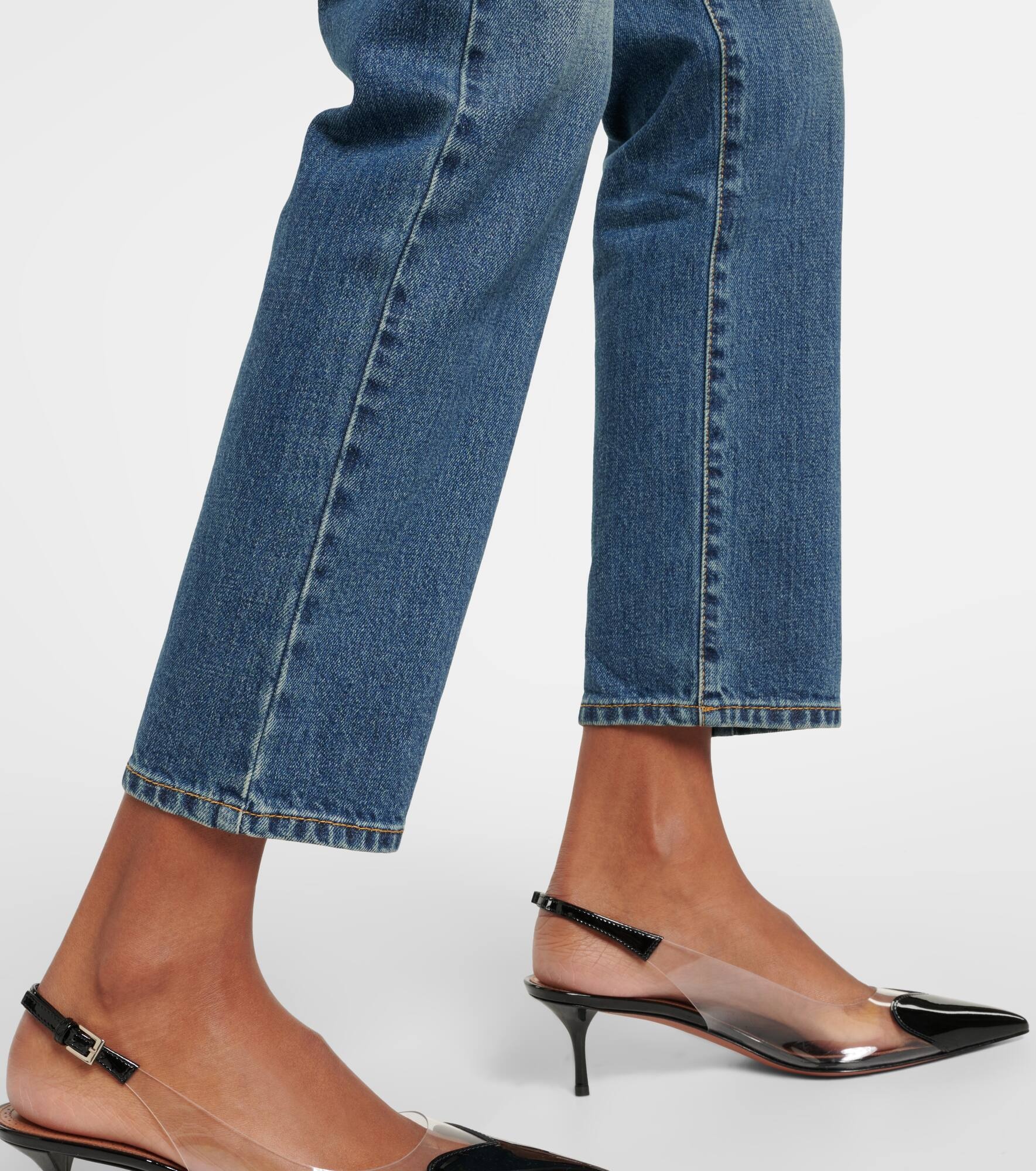 High-rise slim jeans - 5