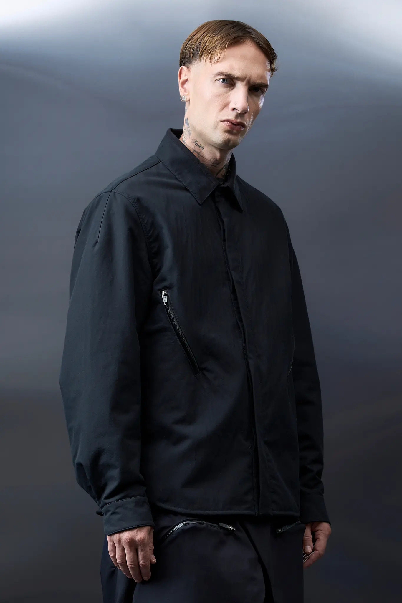 LA10A-SD Stotz® EtaProof™ Double Layer Weave Shirt Jacket Black - 3