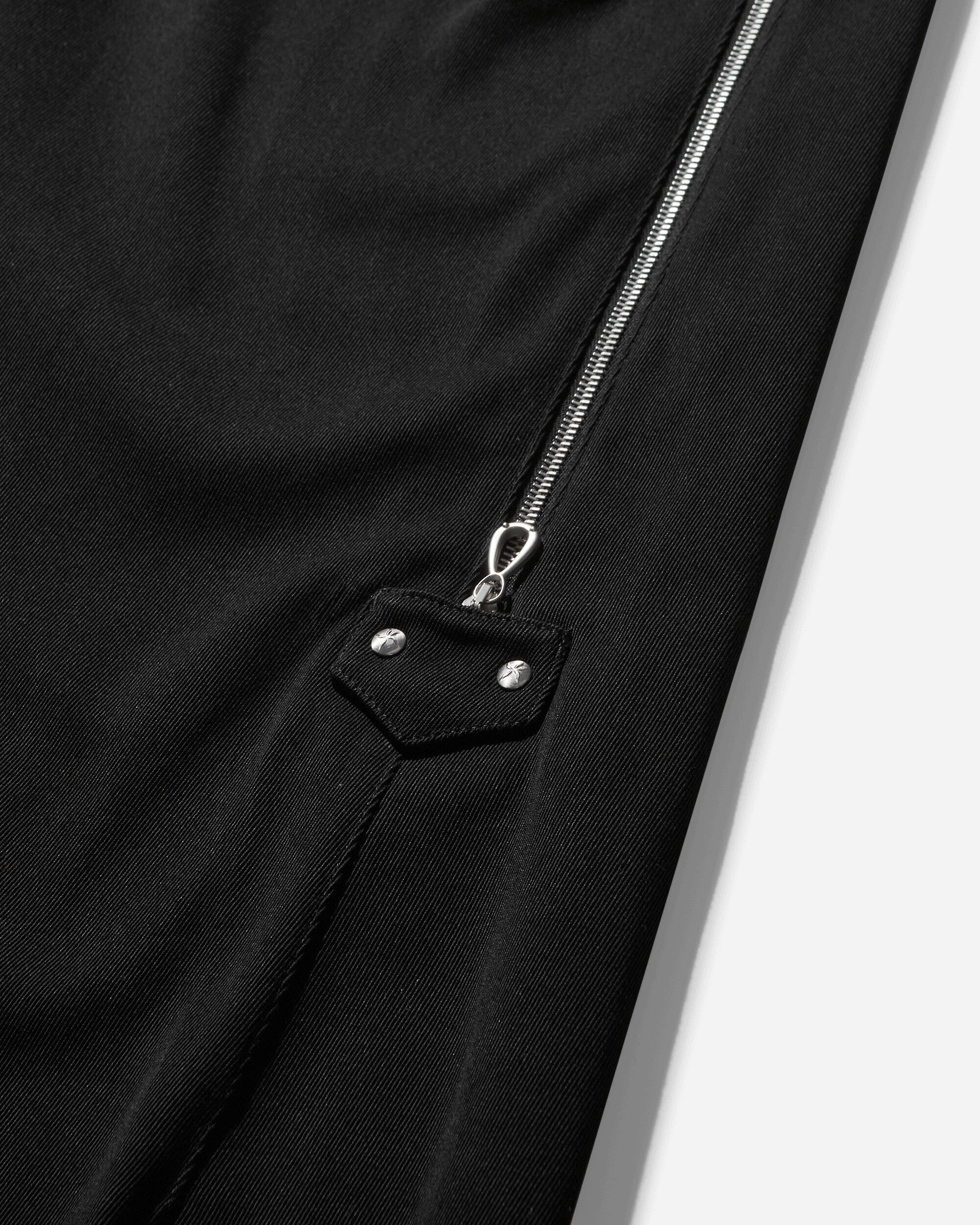 Knox Trousers with Zip Raven Black - 4