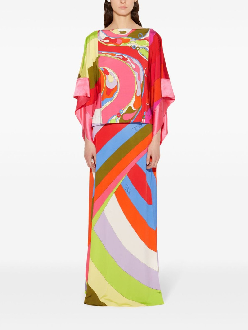PUCCI Orchidee-print kaftan outlook