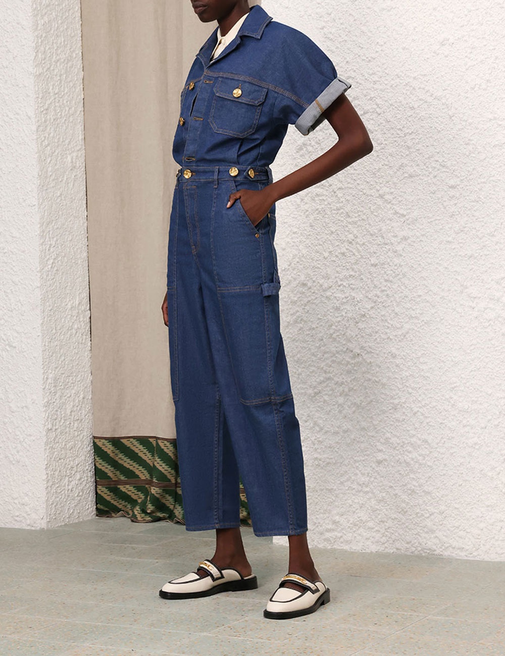 【Zimmermann】MATCHMAKER DENIM BOILER SUIT デニム スーツ Zimmermann MATCHMAKER DENIM BOILER SUIT | REVERSIBLE