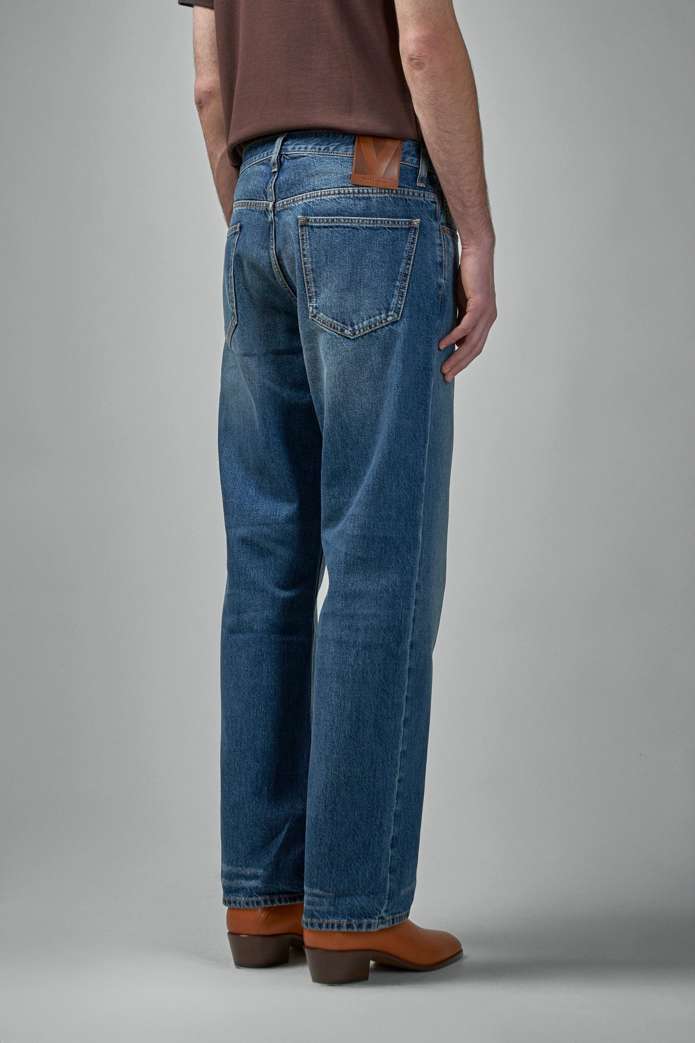 Straight Denim Jeans - 3