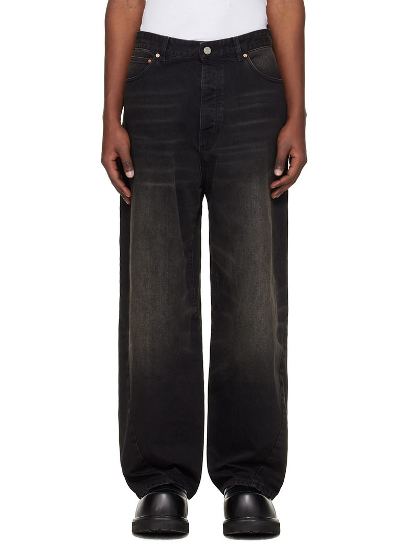 Black Spiral Jeans 1