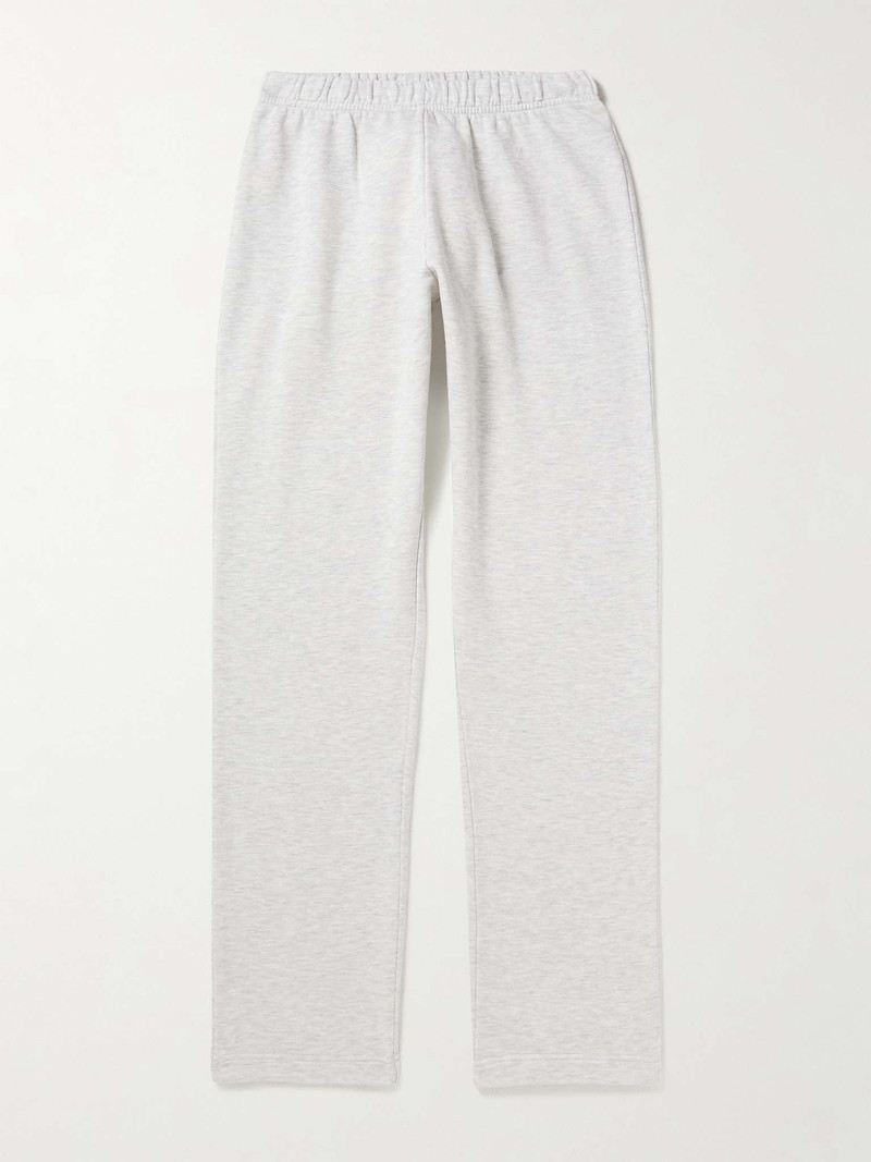 Straight-Leg Cotton-Jersey Sweatpants 1