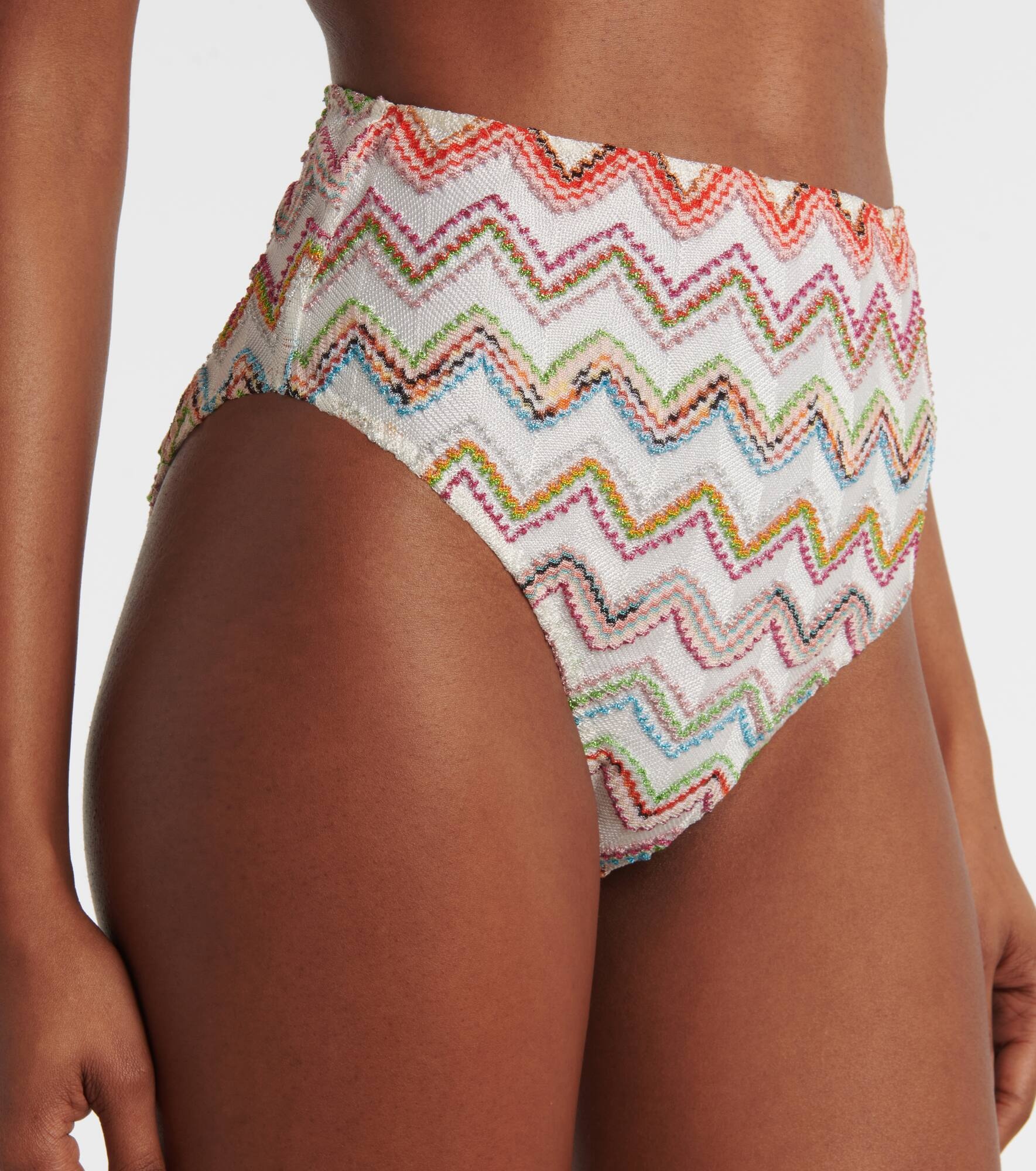 Zig Zag metallic bikini - 5