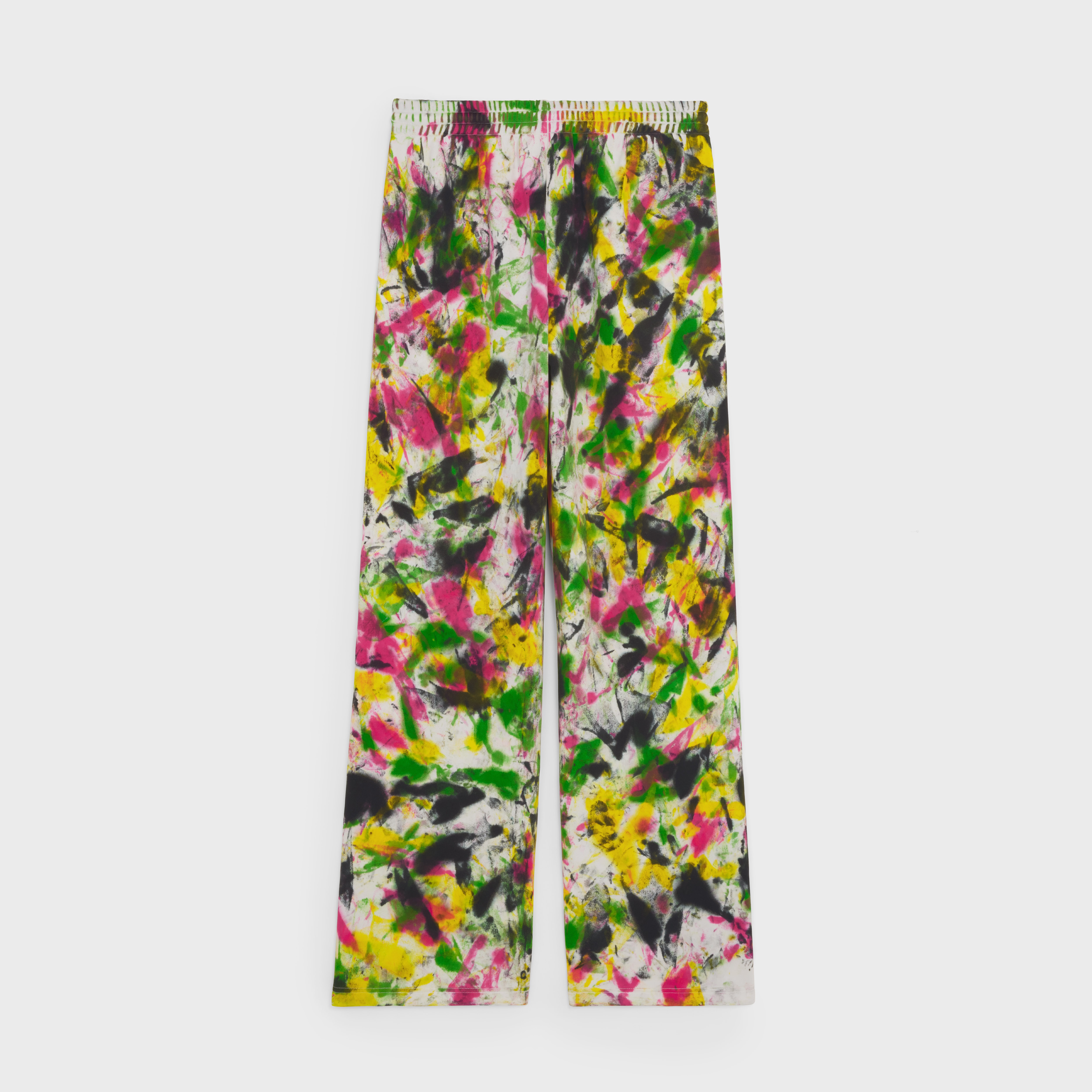 REVERSIBLE FLARED CELINE JOGGING PANTS IN JERSEY - 2