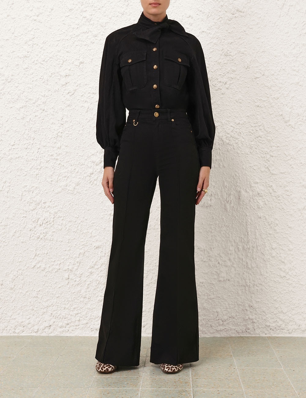 ILLUSTRATION WIDE LEG JEAN - 2