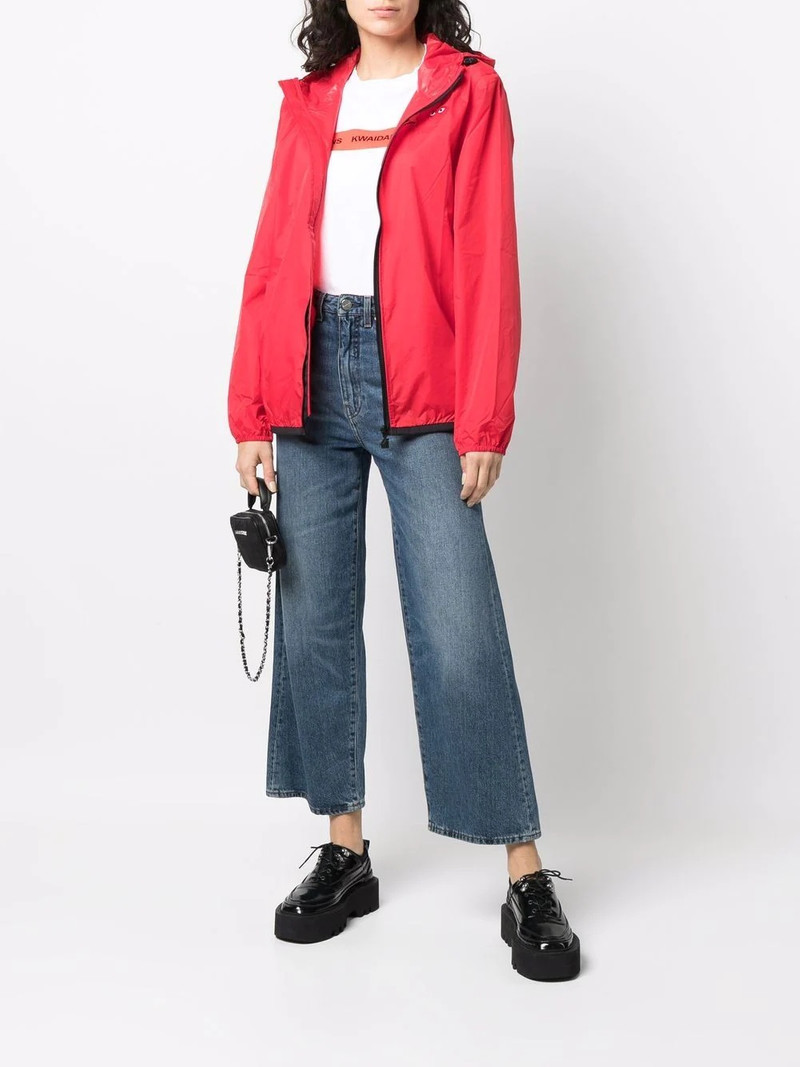 Comme des Garçons PLAY x K-Way zip hooded jacket outlook